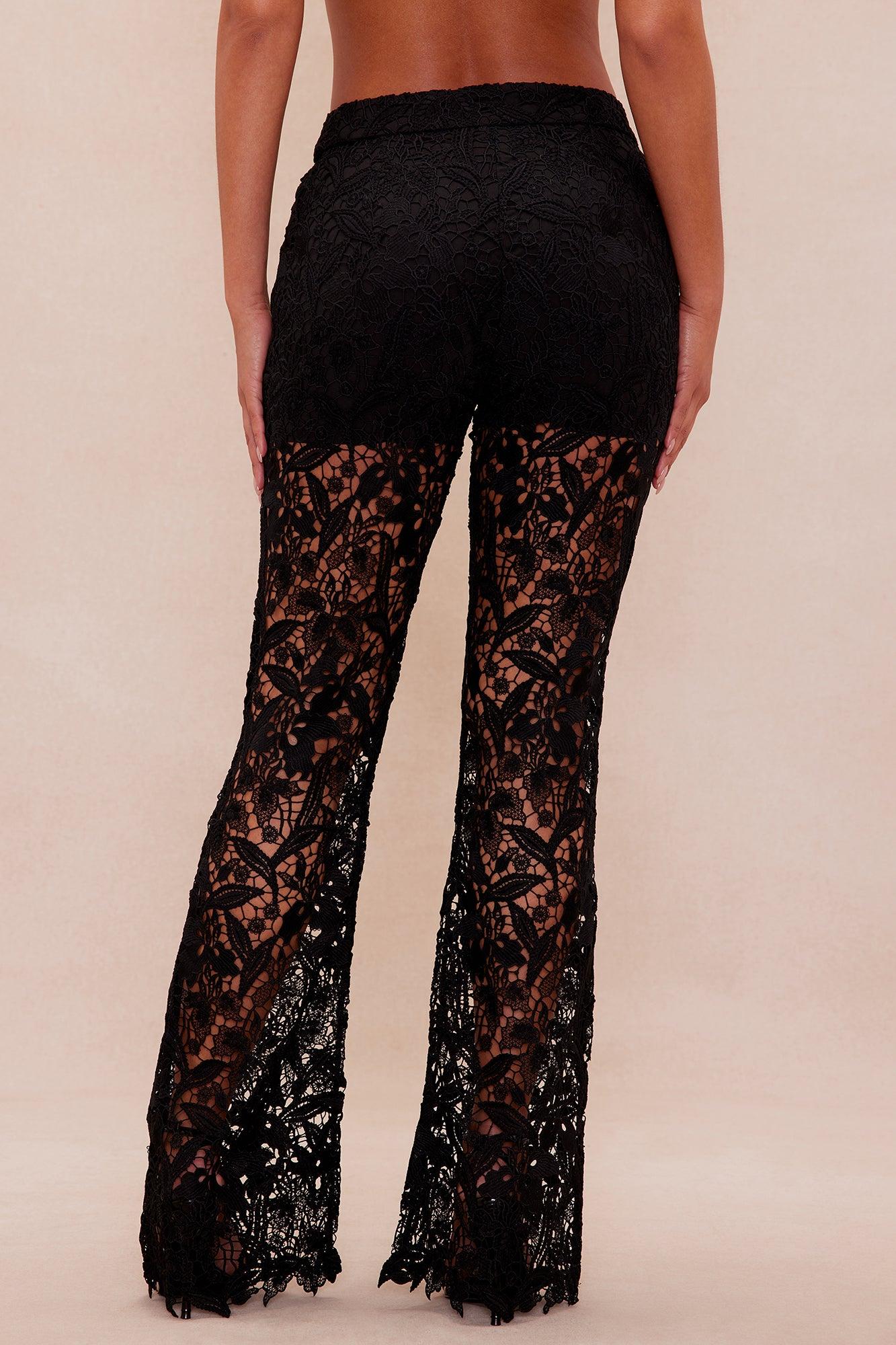 Brandi Lace Pant - Black Female Product Image