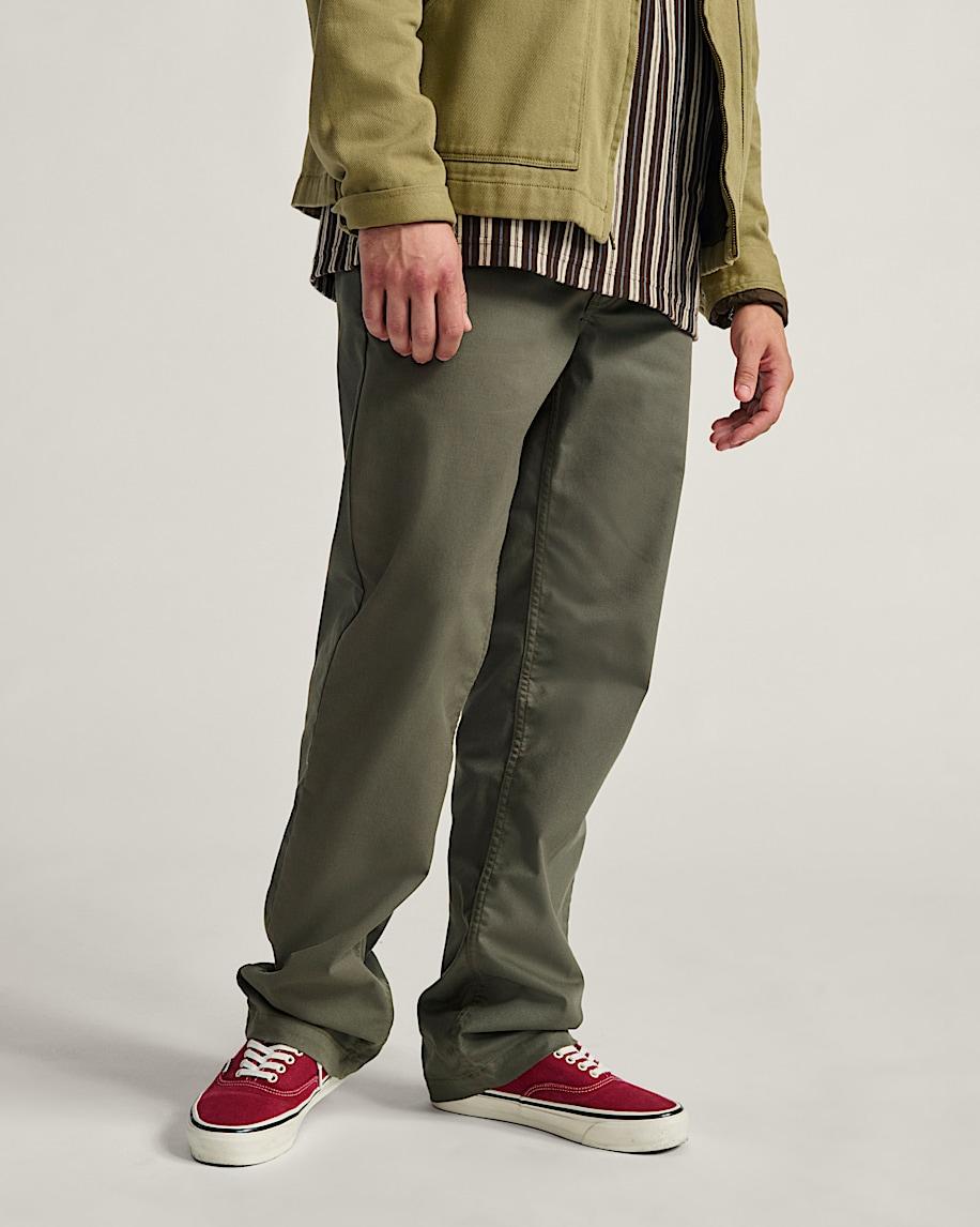 Authentic Chino Relaxed Pants in Grape Leaf Green| Vans US Product Image