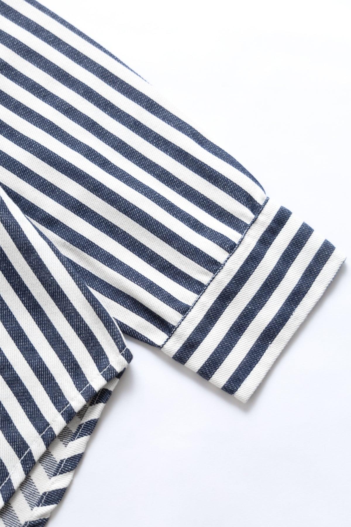 Okonkwo MFG - Stripe Shirt - Blue Stripe Product Image