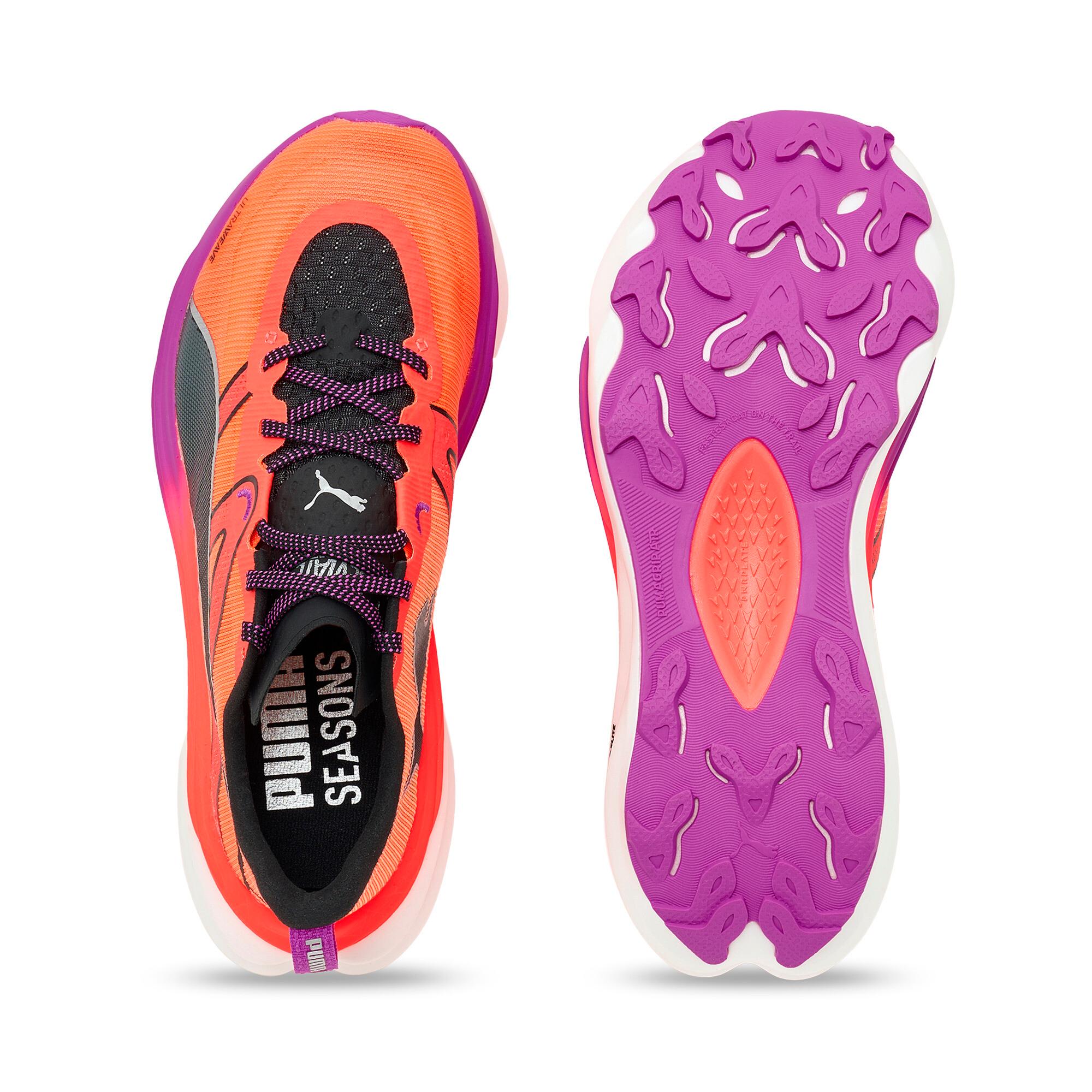 PUMA SEASONS Deviate NITROâ¢ Elite Trail Women's Running Shoes in Glowing Red/Black/Pure Magenta Product Image