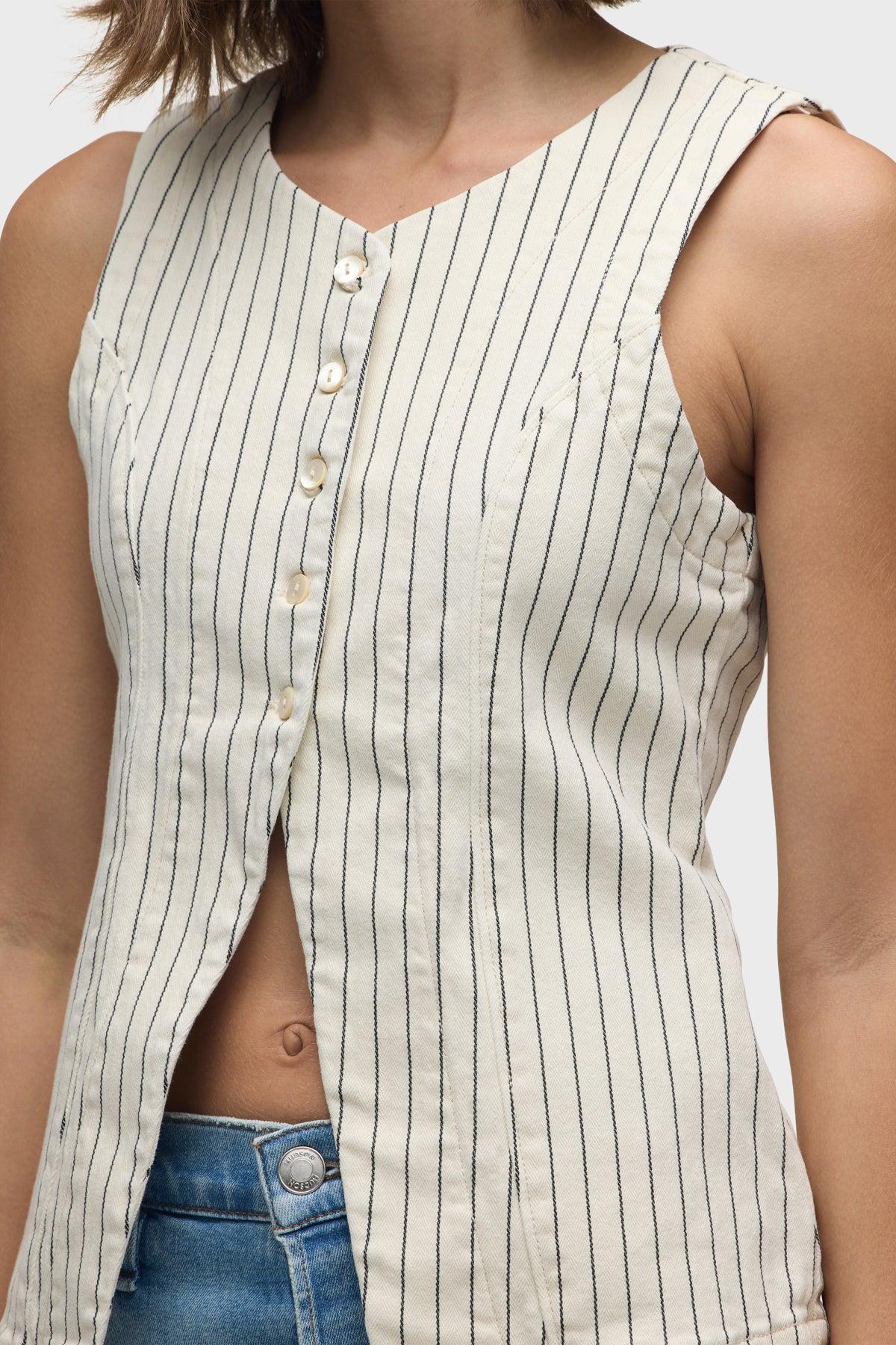 Cutaway Tuxedo Vest Female Product Image