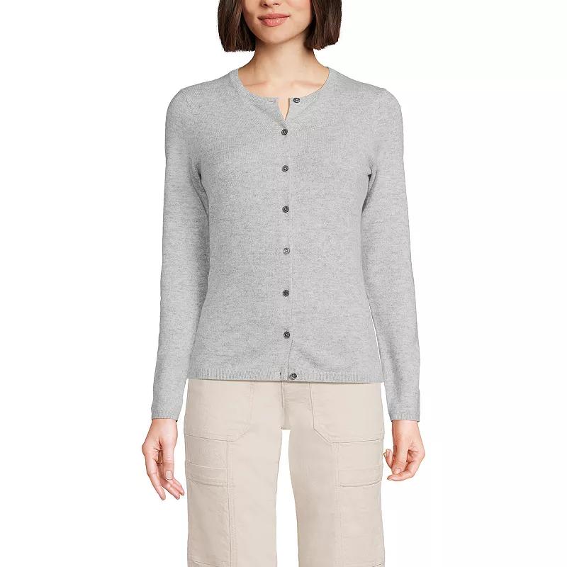 Women's Lands' End Classic Cashmere Cardigan Sweater,  Product Image