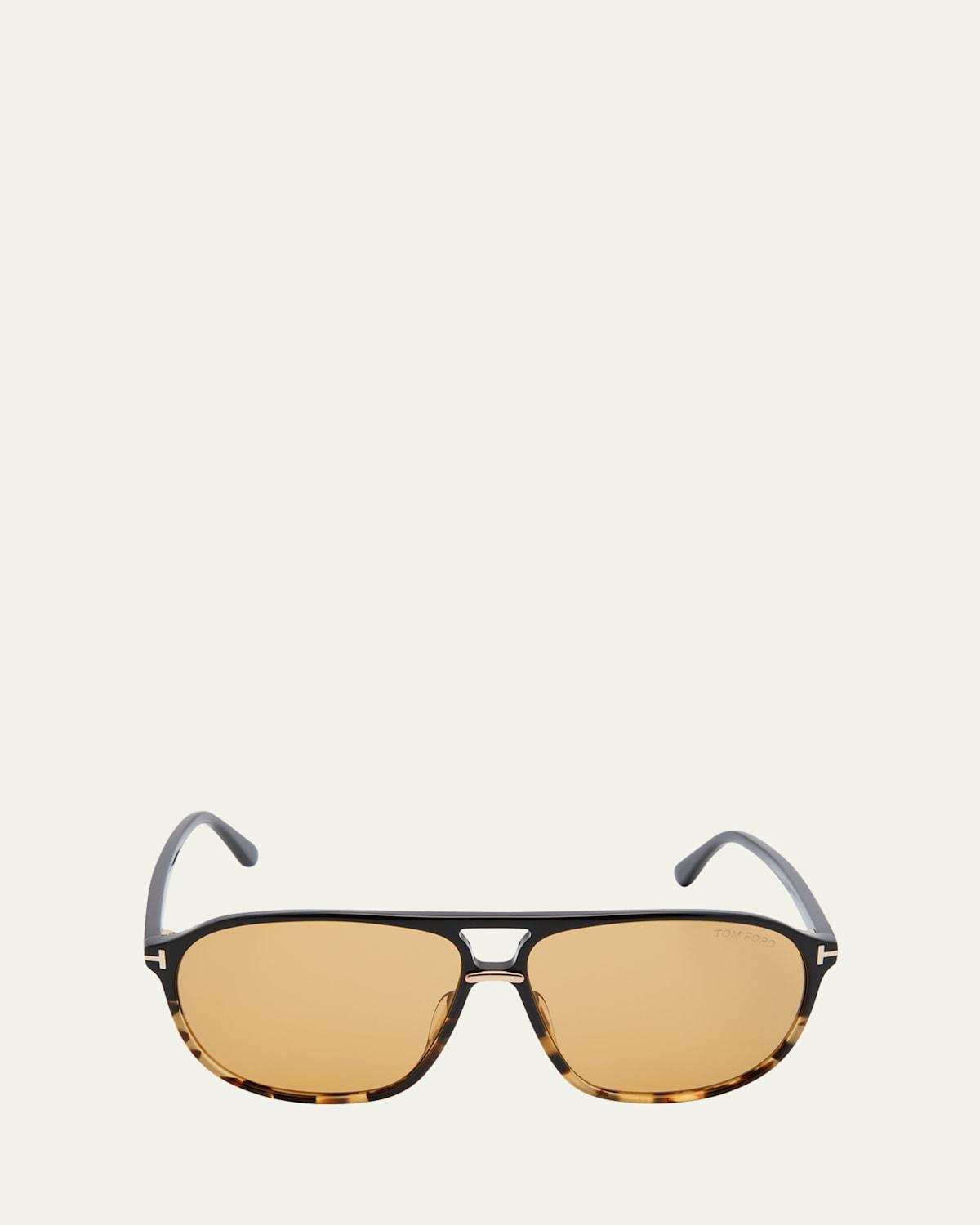 Mens 55MM Square Sunglasses Product Image