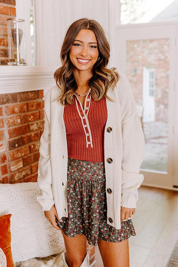 Cue The Cozy Knit Cardigan Product Image