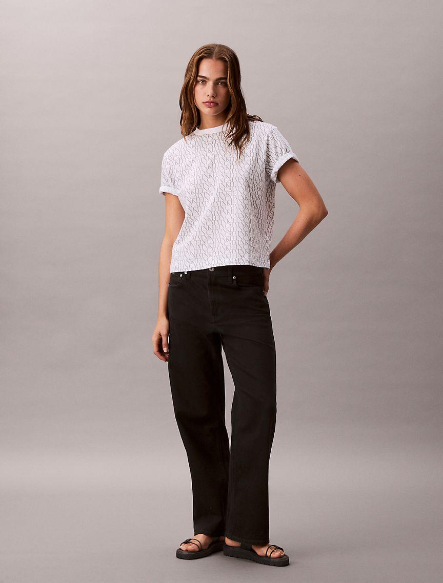 Allover Monogram Boxy T-Shirt  Product Image