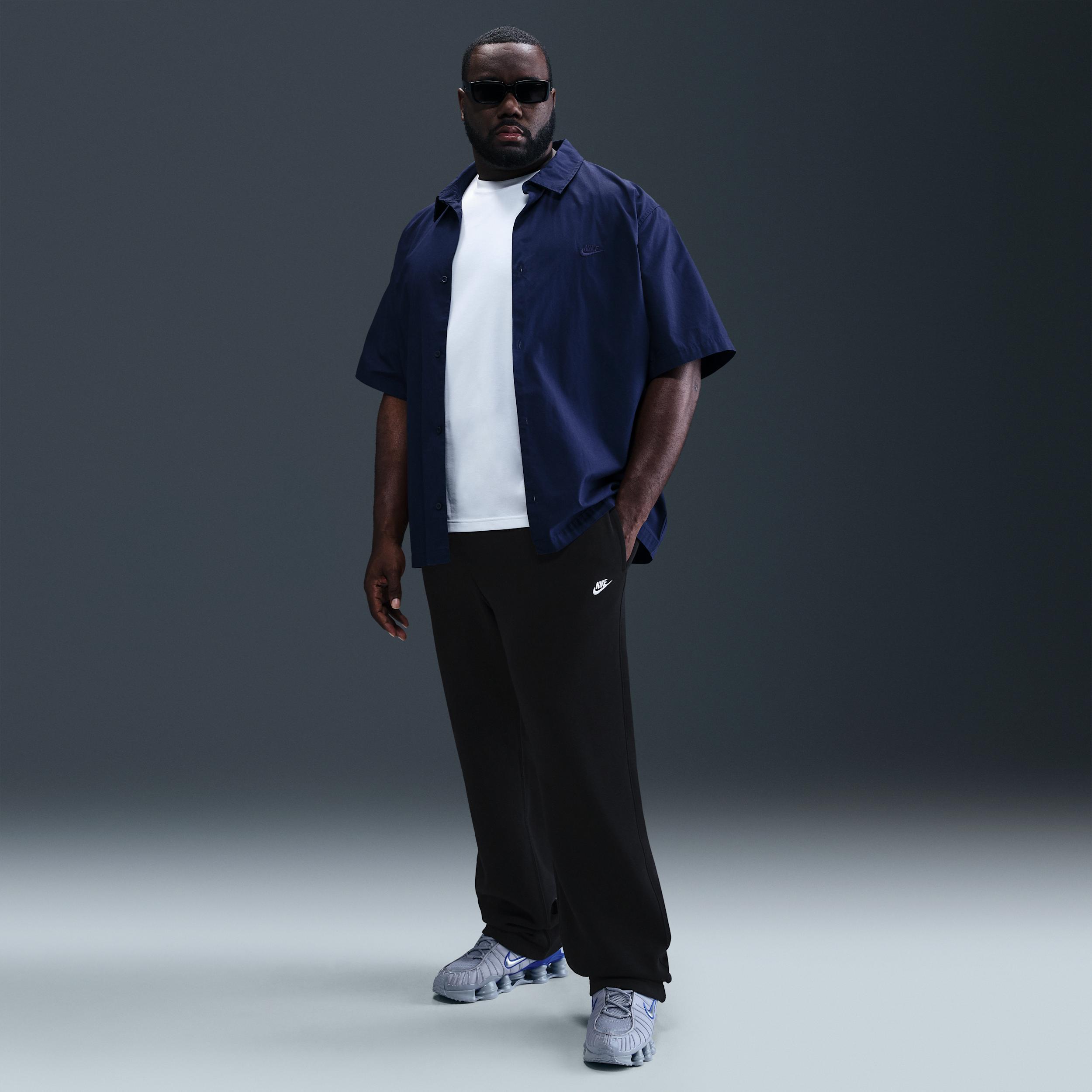 Nike Mens Club Open-Hem Fleece Pants | FN3730-010 Product Image