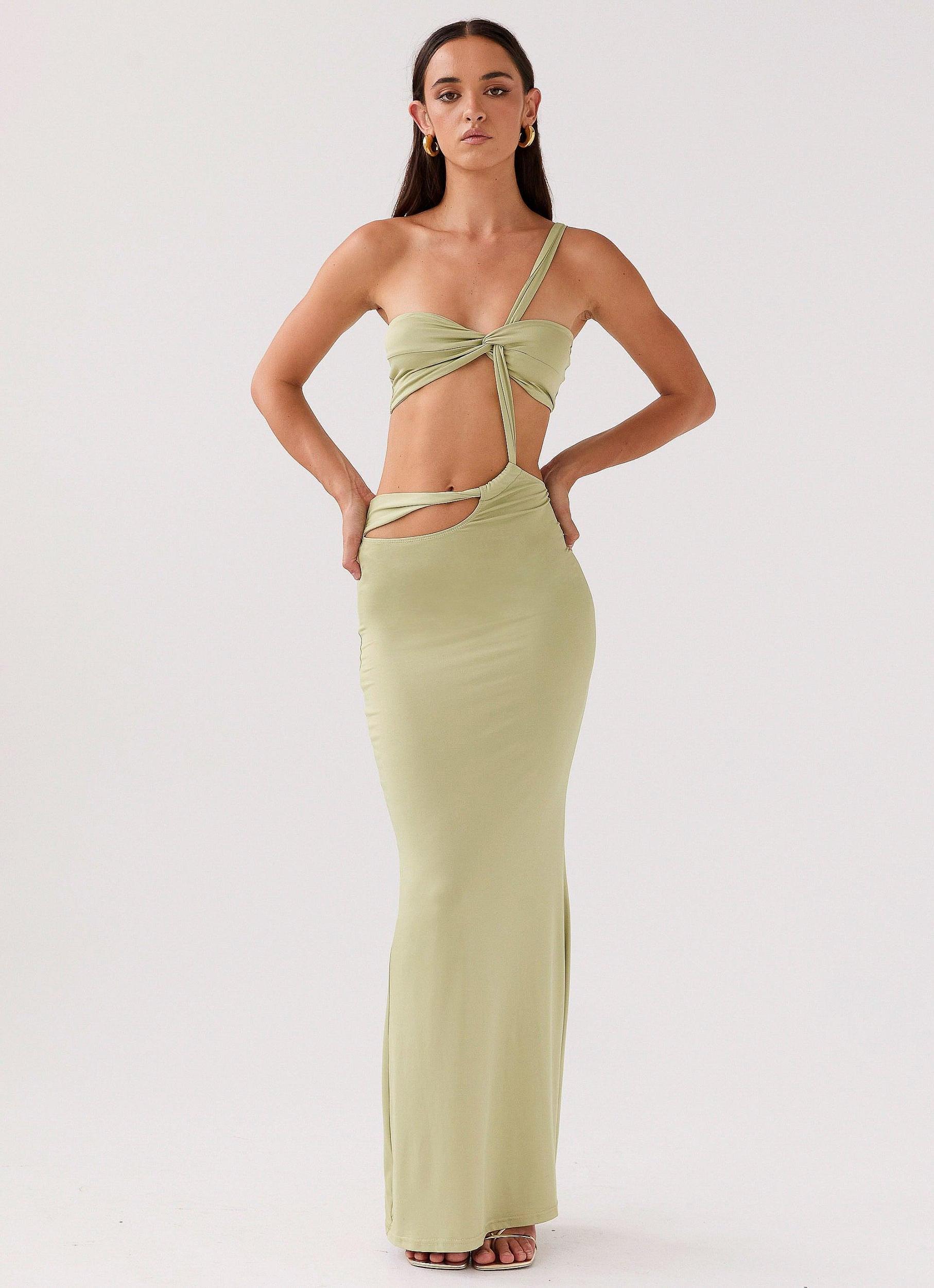 Sycamore Twist Maxi Dress - Fern Product Image