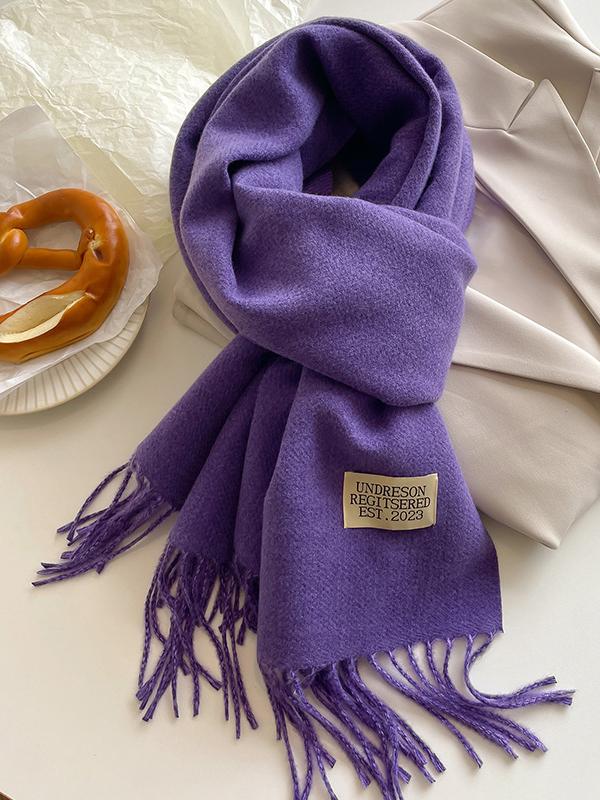 Keep Warm Tasseled Shawl&Scarf Product Image