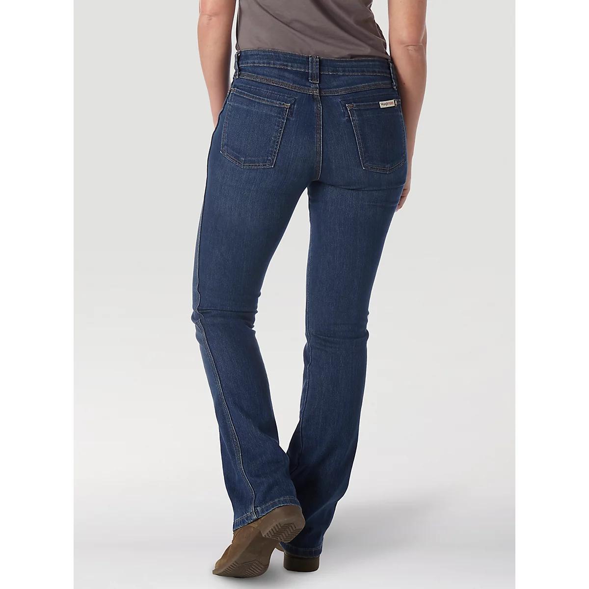 Women's Wrangler® RIGGS Workwear® Bootcut Work Jean in Light Stone Product Image