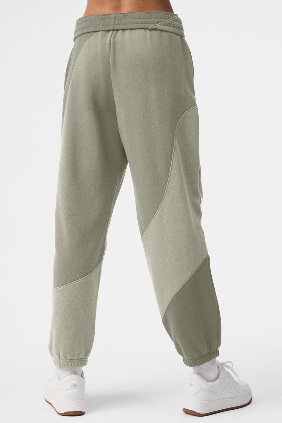 ALO | Make Waves Sweatpant Green, Size: XL WOMEN/L MEN Product Image