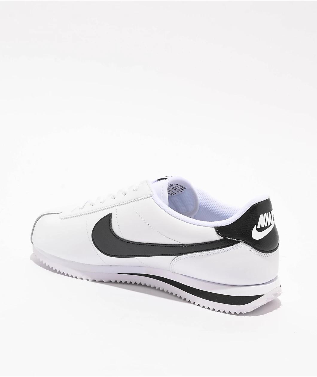 Nike Cortez White & Black Shoes Product Image