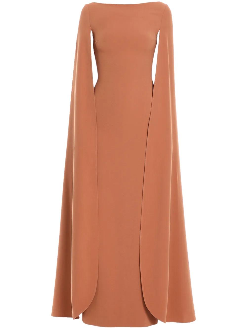 The Sadie cape-design maxi dress Product Image