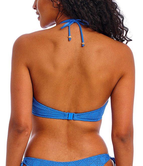 Freya Nomad Nights Crochet High Leg Hipster Side Tie Swim Bottom Product Image