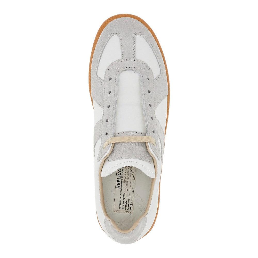 MAISON MARGIELA Bicolor Leather Replica Sneakers In White Product Image