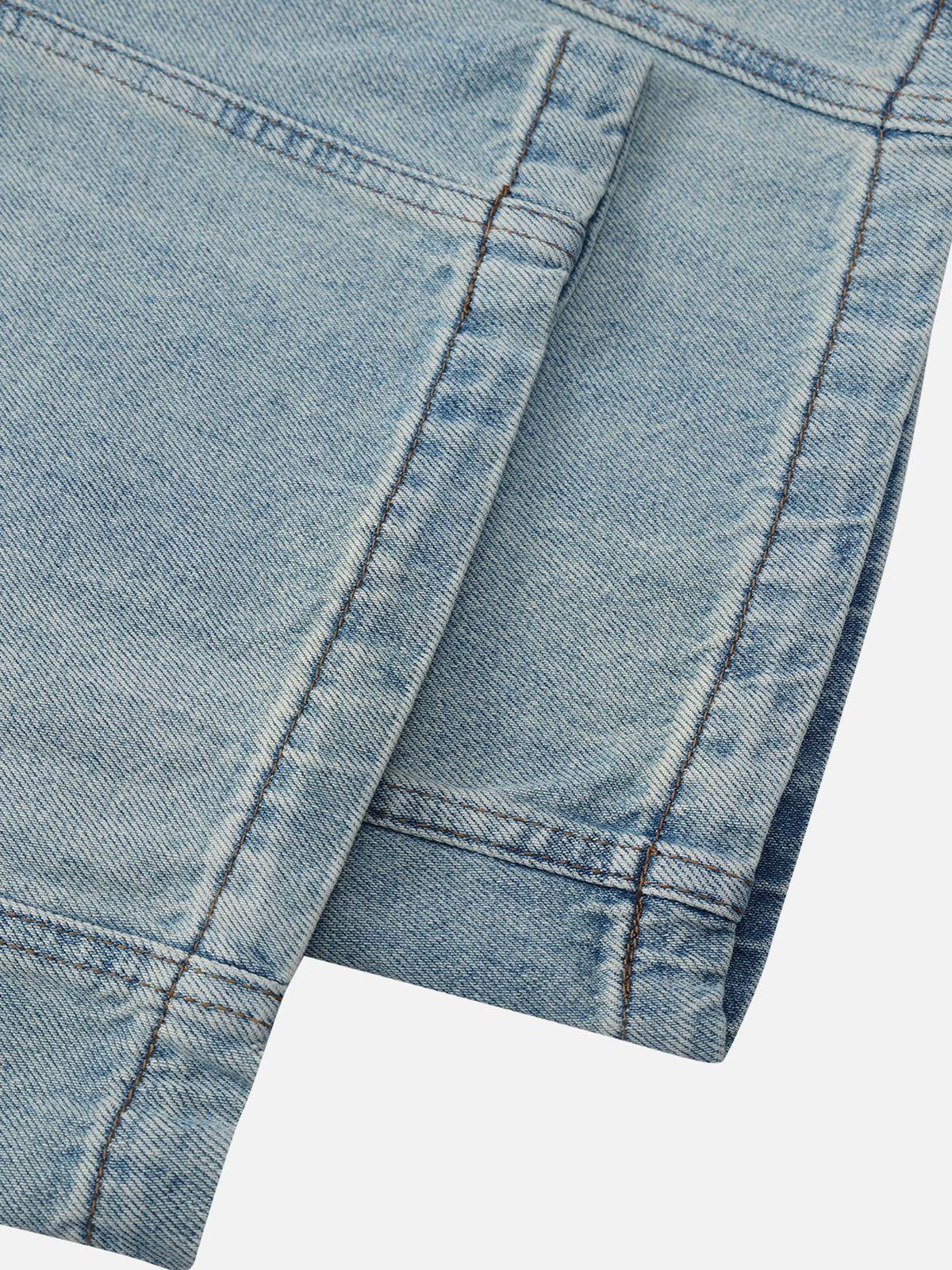 Aelfric Eden Belt Washed Longline Jorts Product Image