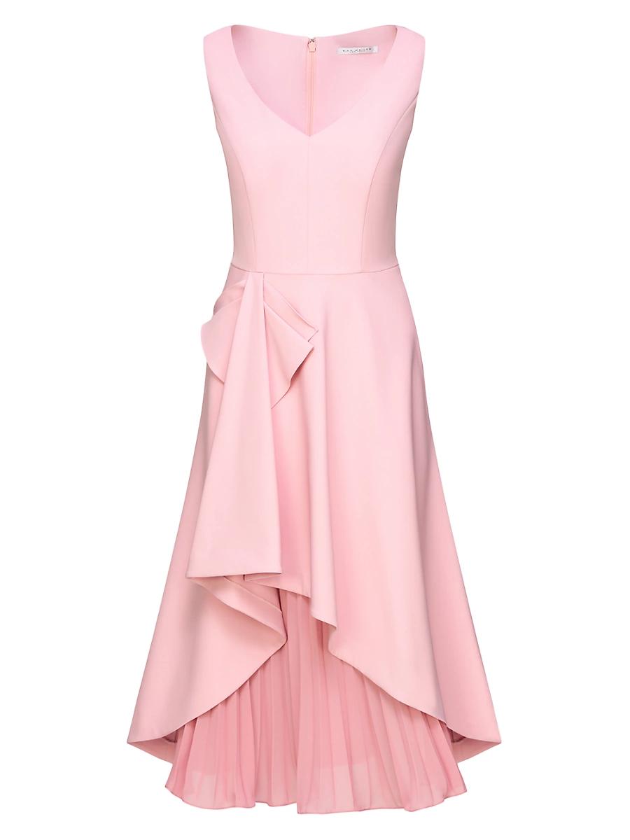 Womens Begonia Ruffled A-Line Midi-Dress Product Image