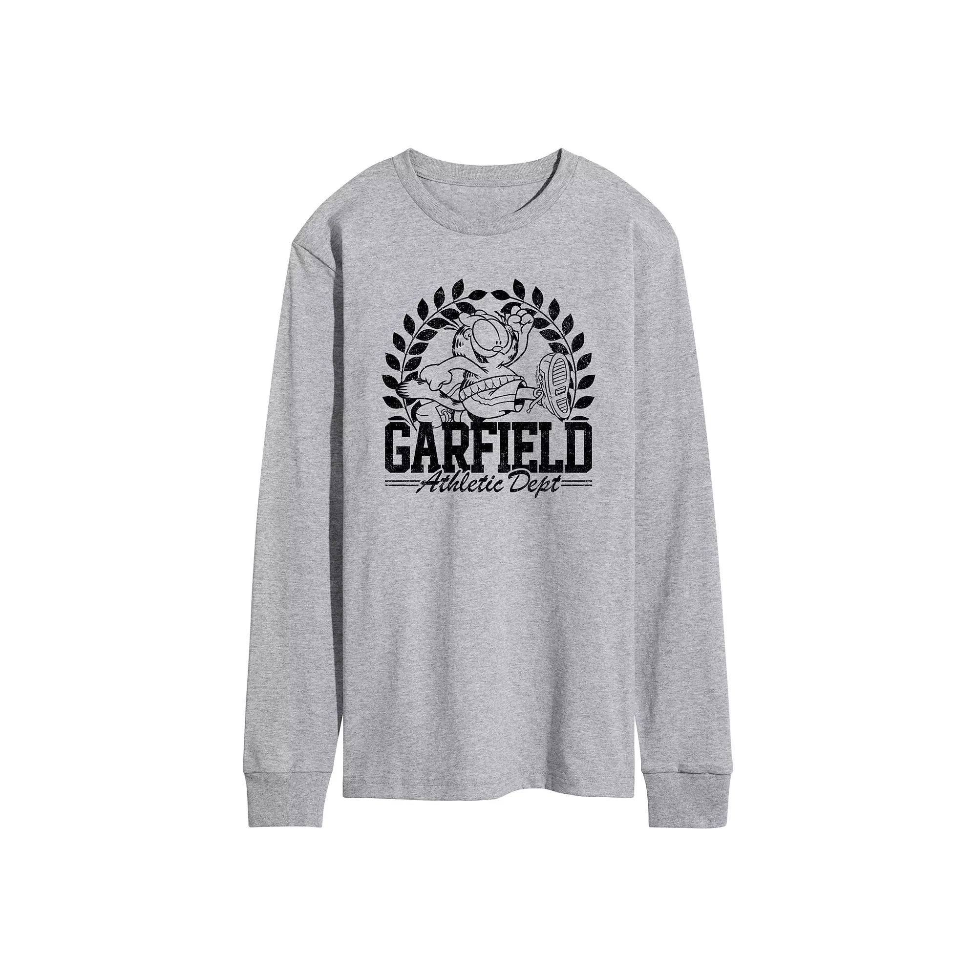 Men's Garfield Athletic Dept. Long Sleeve Graphic Tee,  Product Image