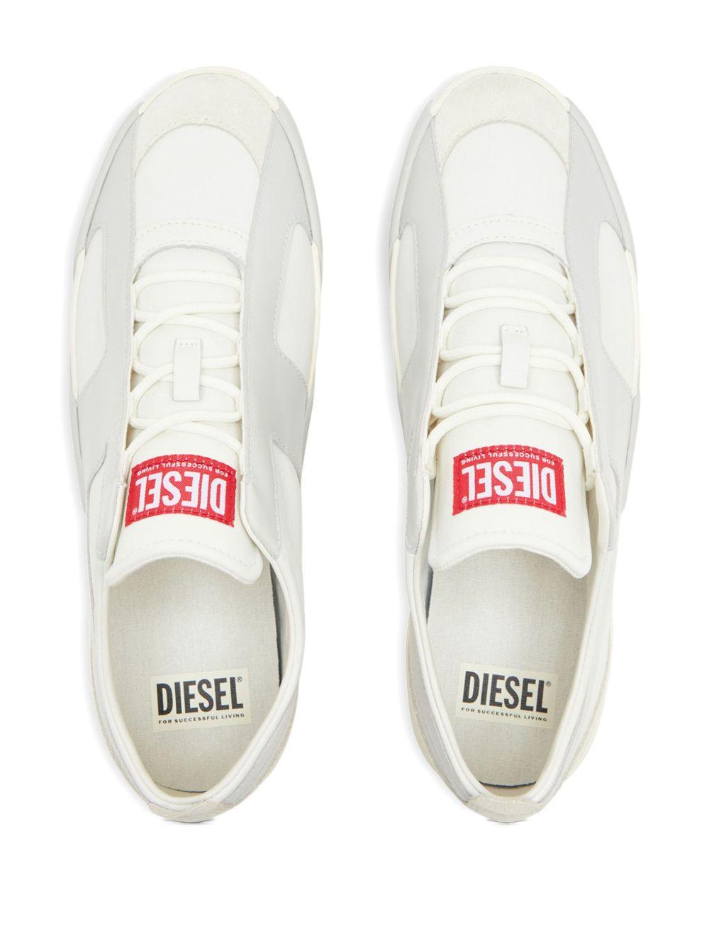 Slante leather sneakers Product Image