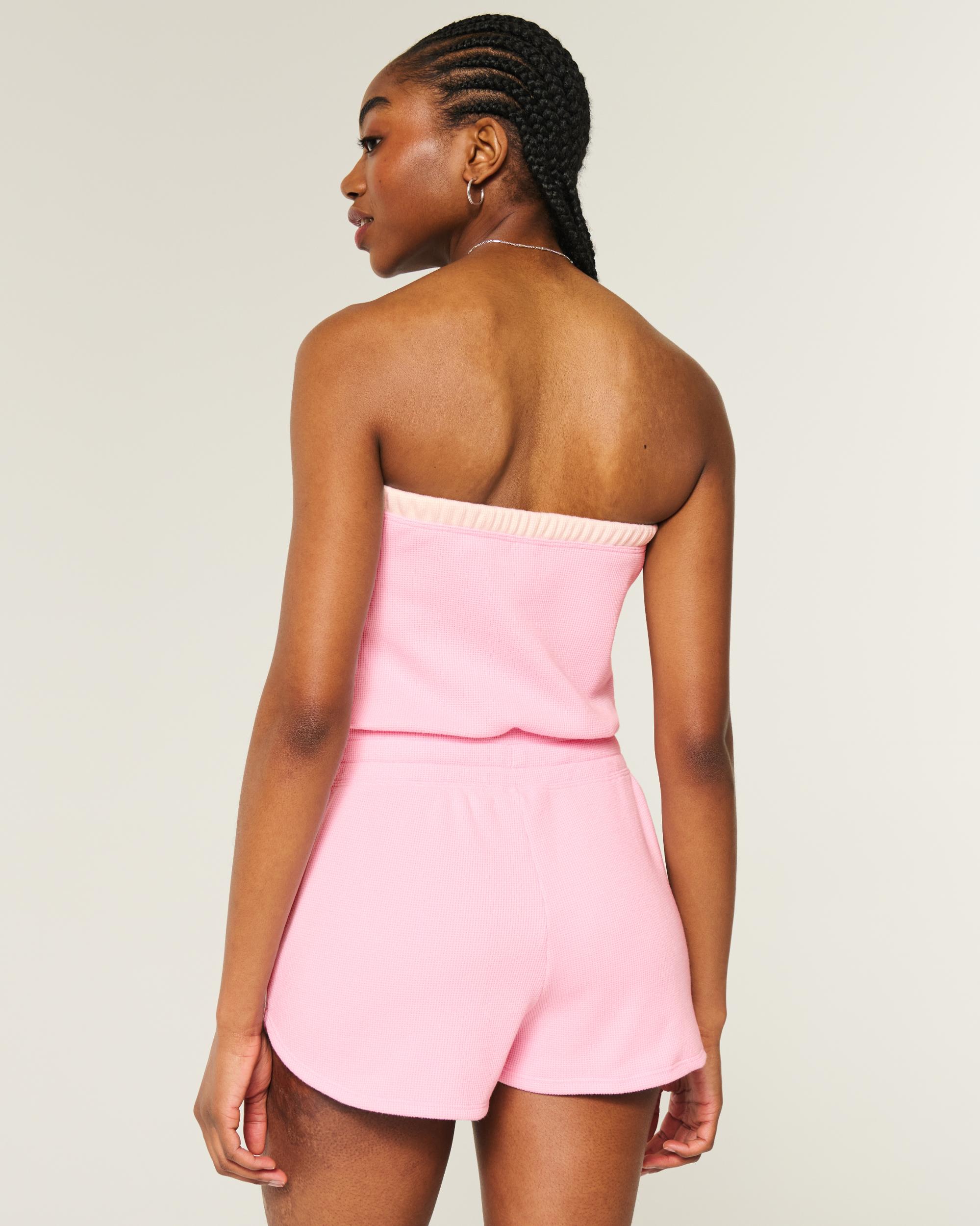 Gilly Hicks Cozy Strapless Waffle Onesie Product Image