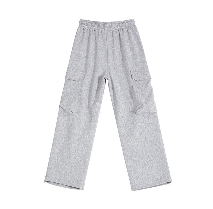 RT No. 11517 GRAY WIDE STRAIGHT SWEATPANTS Product Image