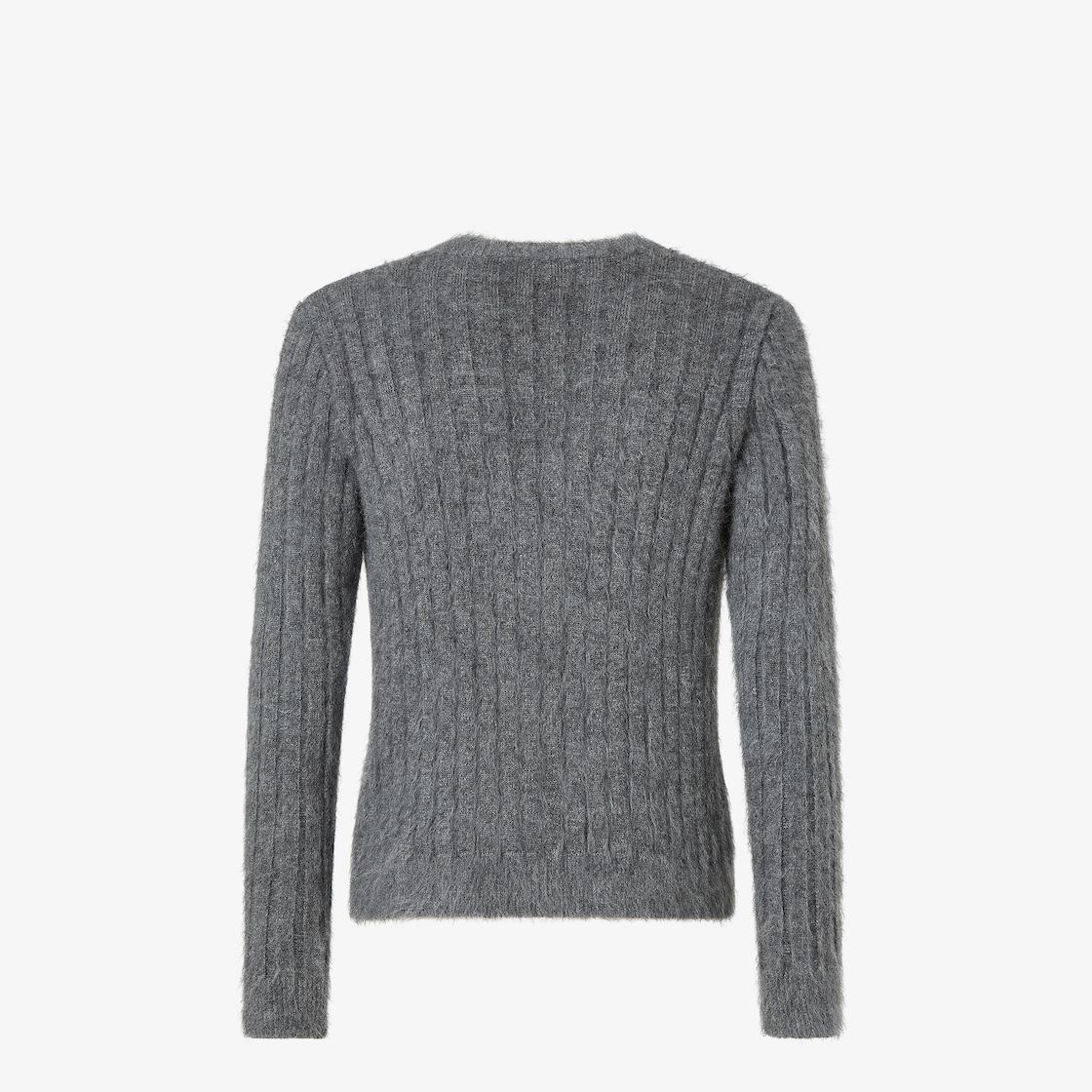 Sweater gray wool and mohair jumper Product Image