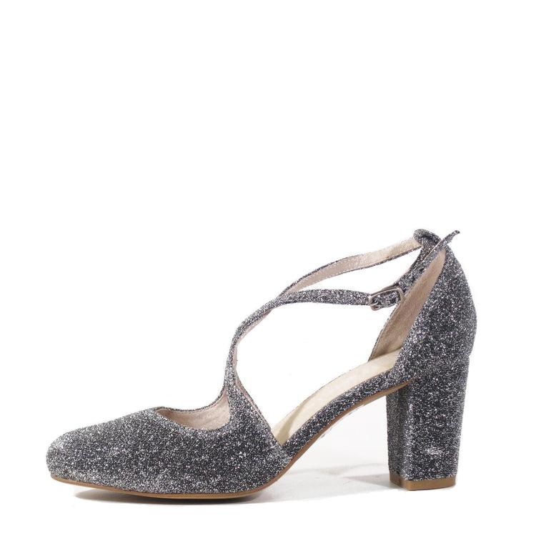 Oren Glitter Mary Jane Heels Product Image