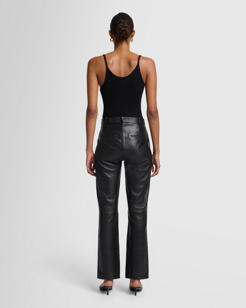 Italian Leather Stovepipe Pant Product Image