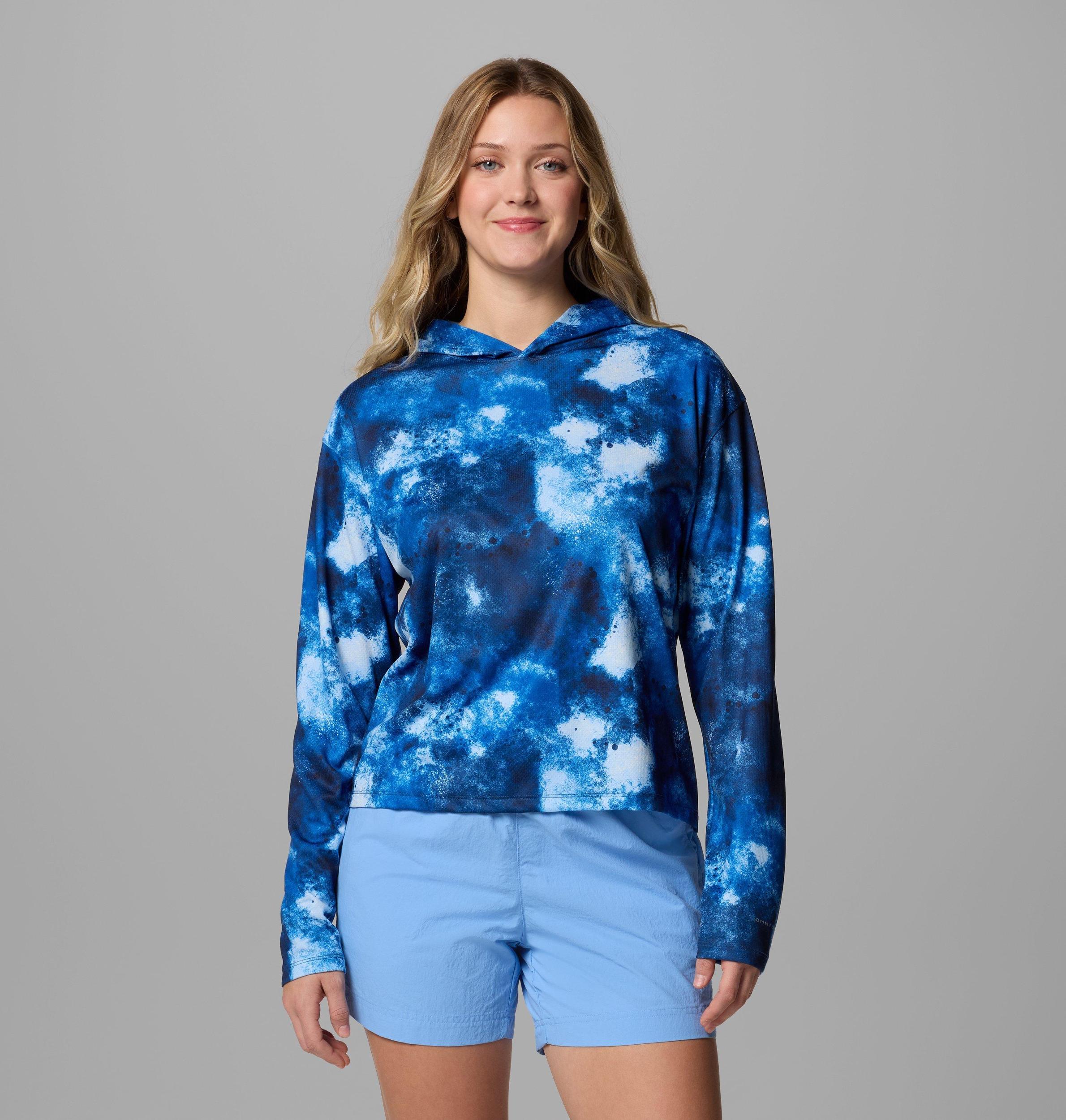 Columbia Womens PFG Solar Stream Printed Hoodie- Product Image