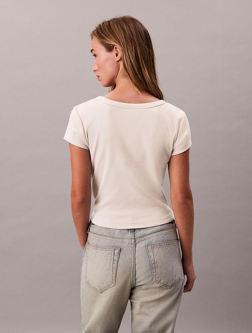 Woven Monologo Slim T-Shirt Product Image