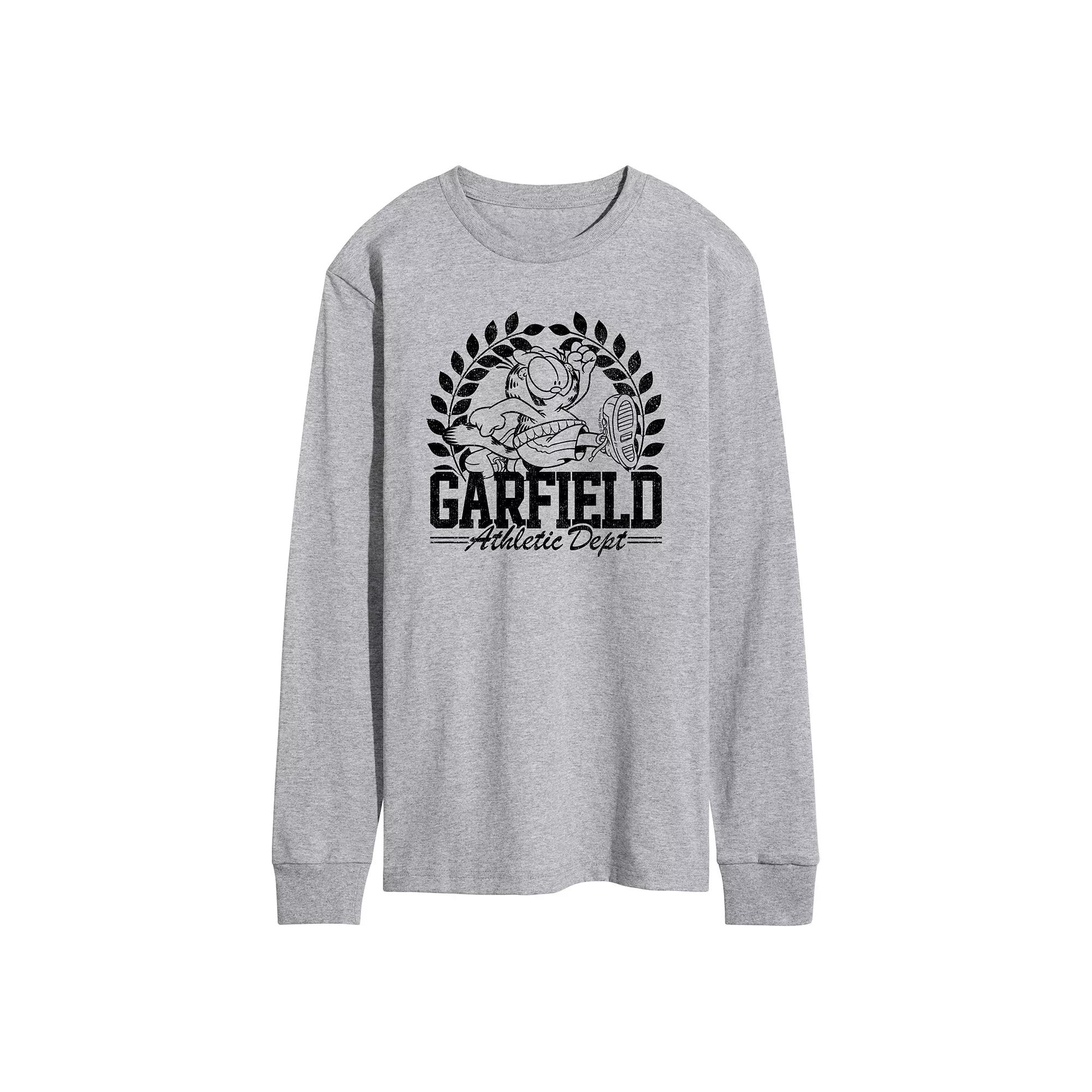 Men's Garfield Athletic Dept. Long Sleeve Graphic Tee,  Product Image