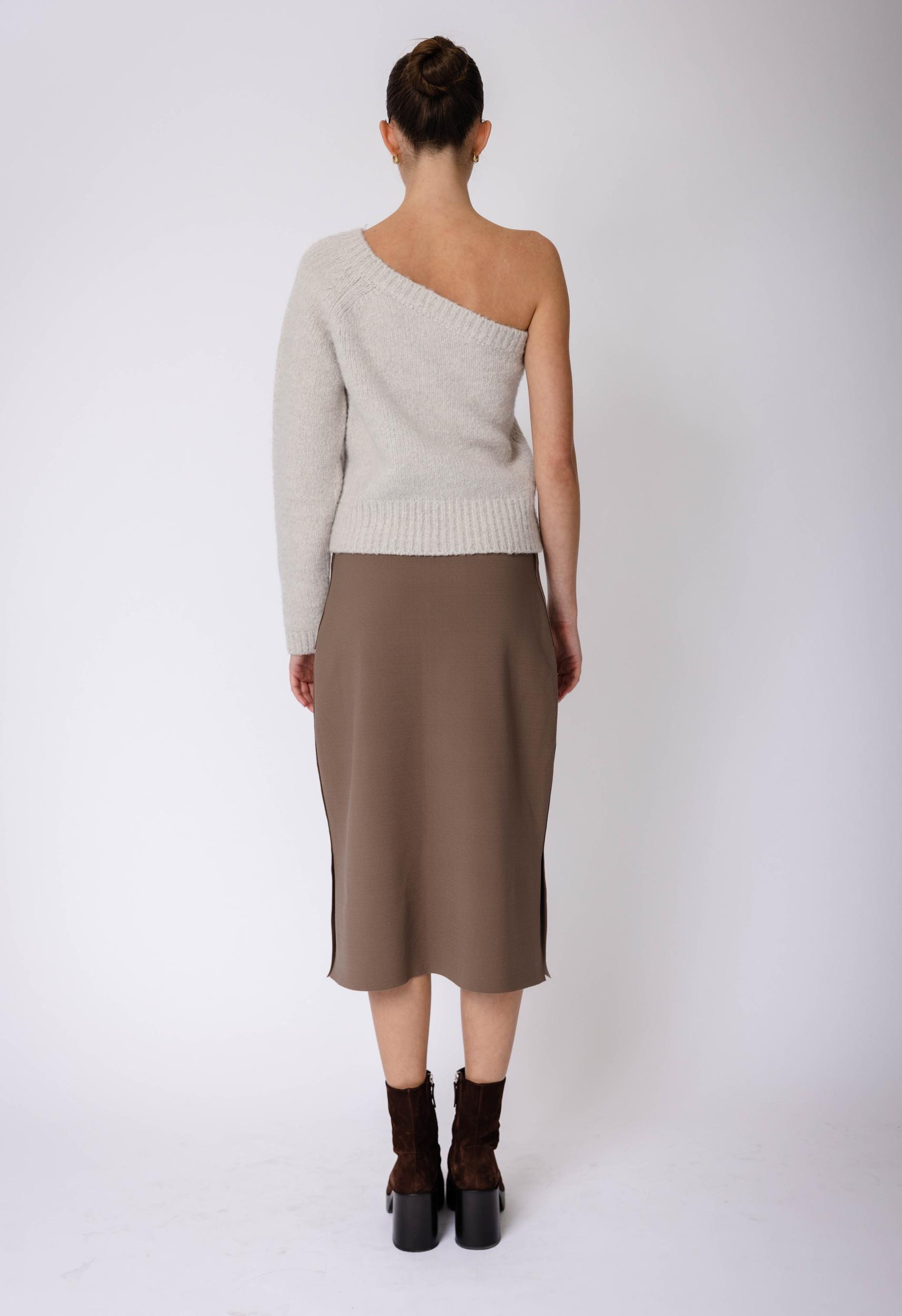 Tailored Skirt in Mocha Product Image