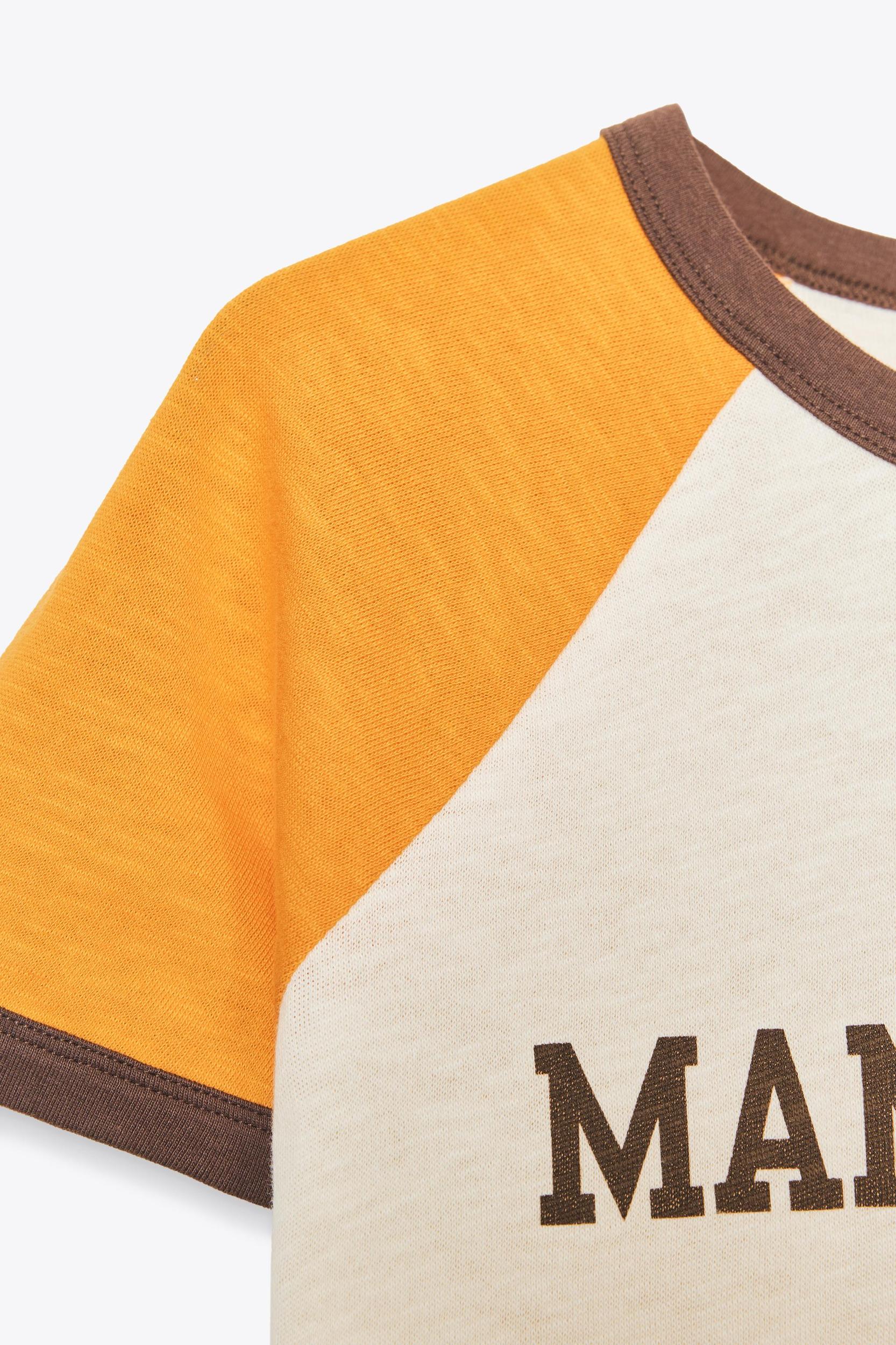 TEXT RIB T-SHIRT Product Image