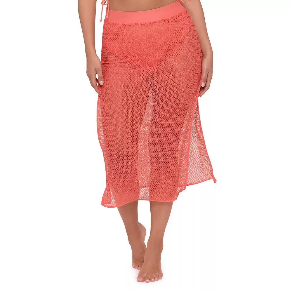 Women's S3 Swim Crochet Skirt with Side Slits,  Product Image