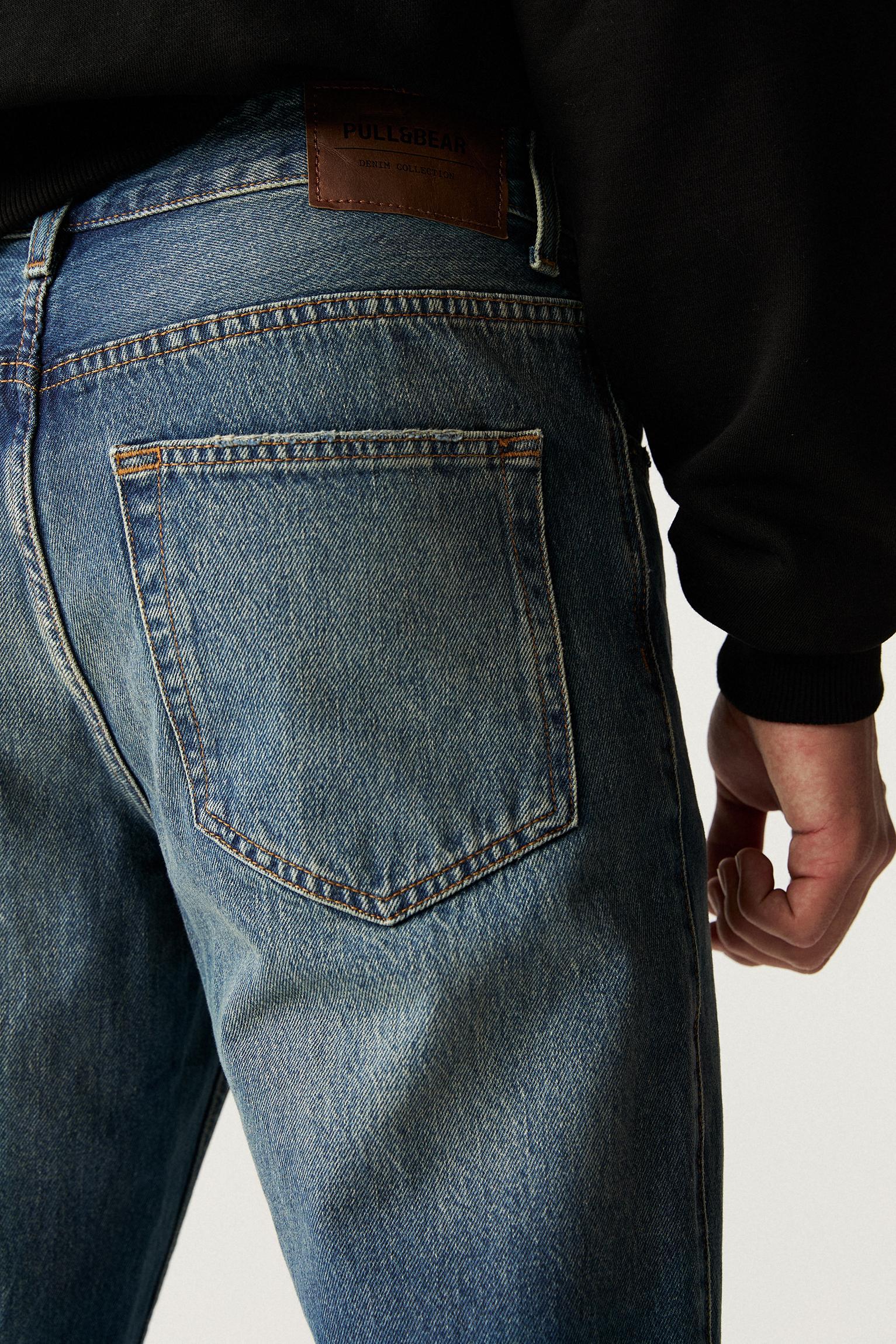 Straight fit vintage jeans Product Image