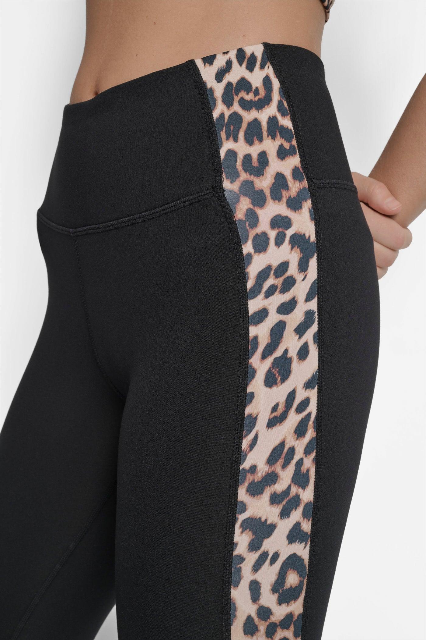 LEOPARD-TRIMMED LEGGING Product Image