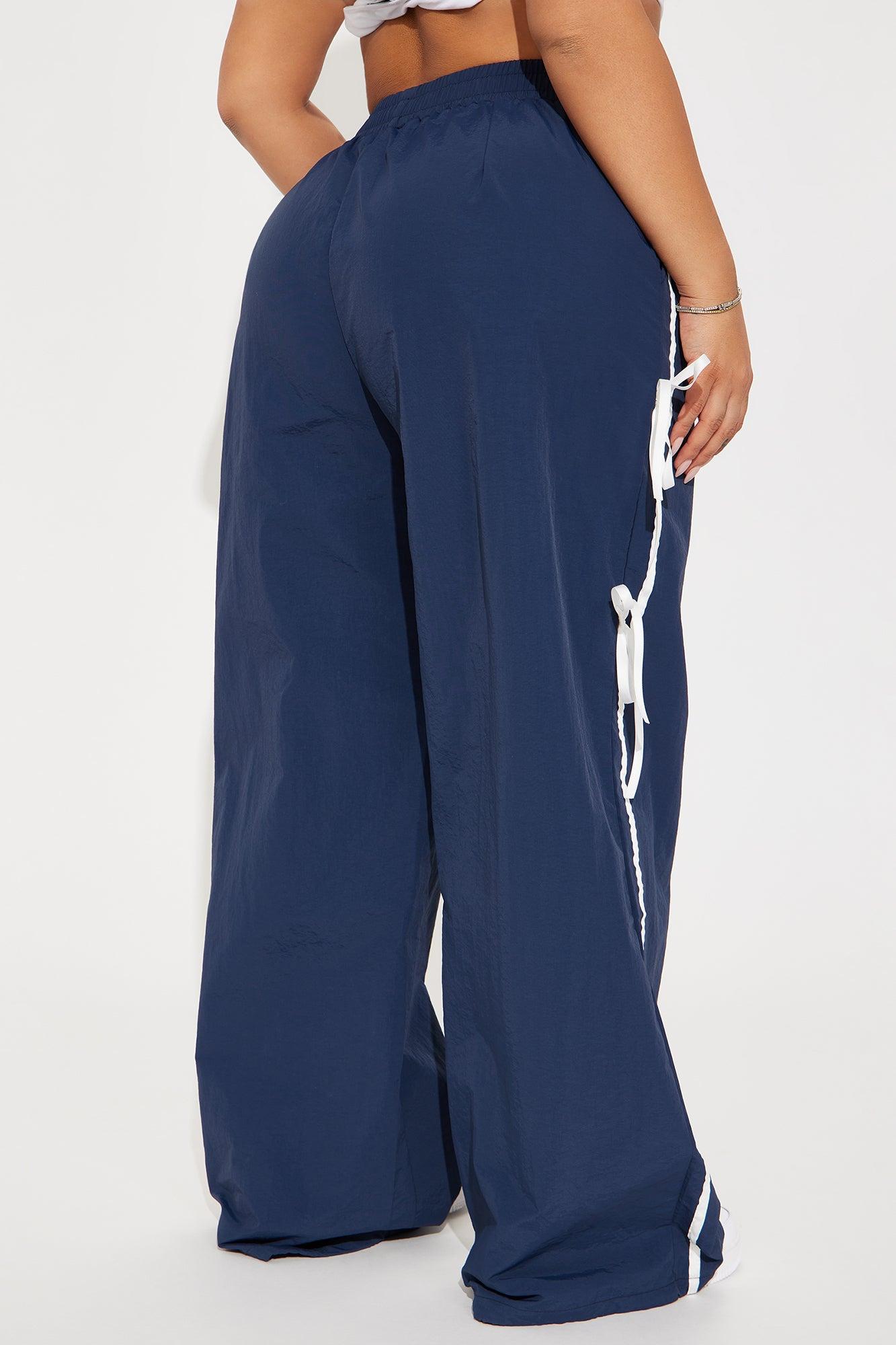 Cindy Windbreaker Track Pant - Navy Product Image