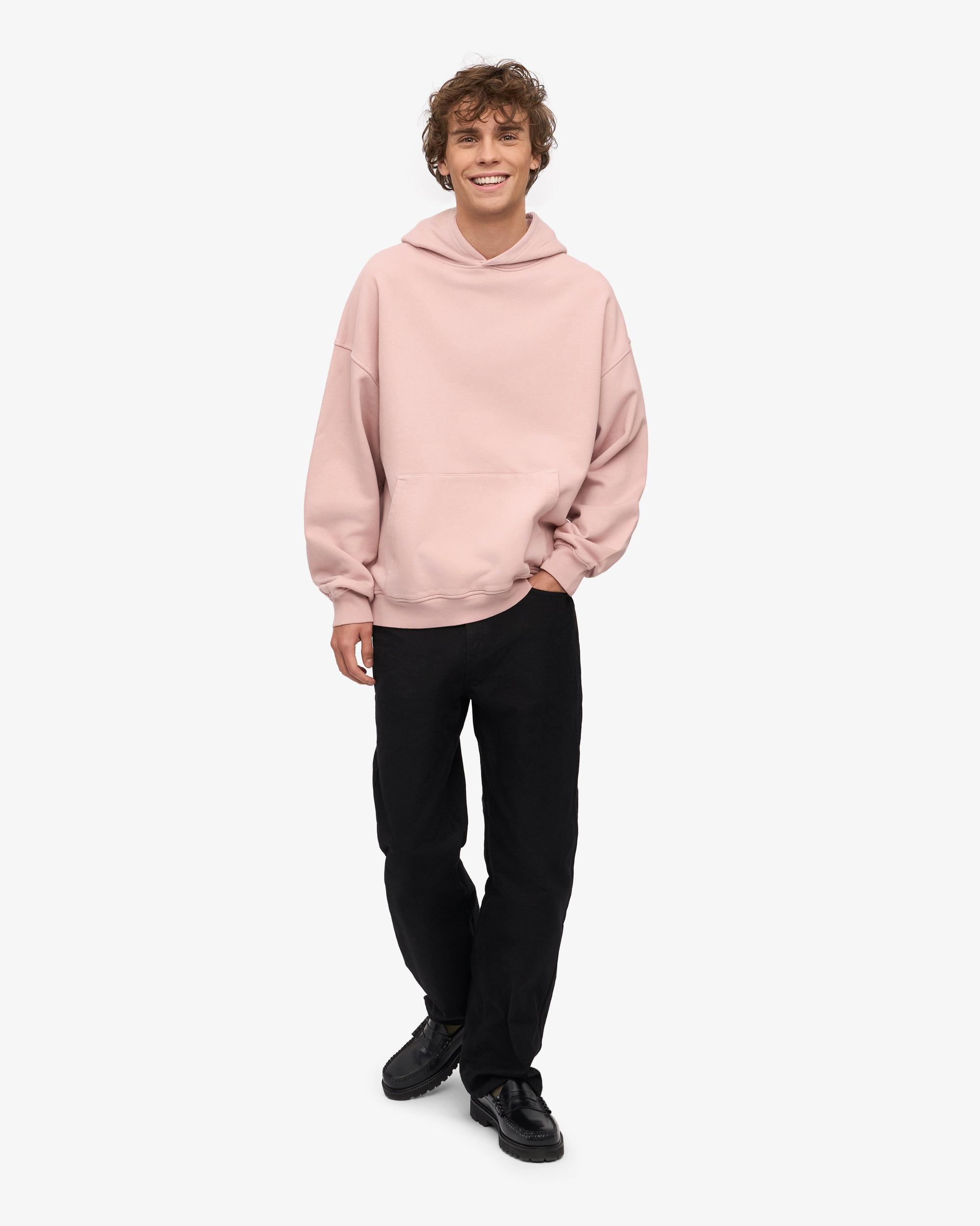 Organic Oversized Hood - Faded Pink Product Image