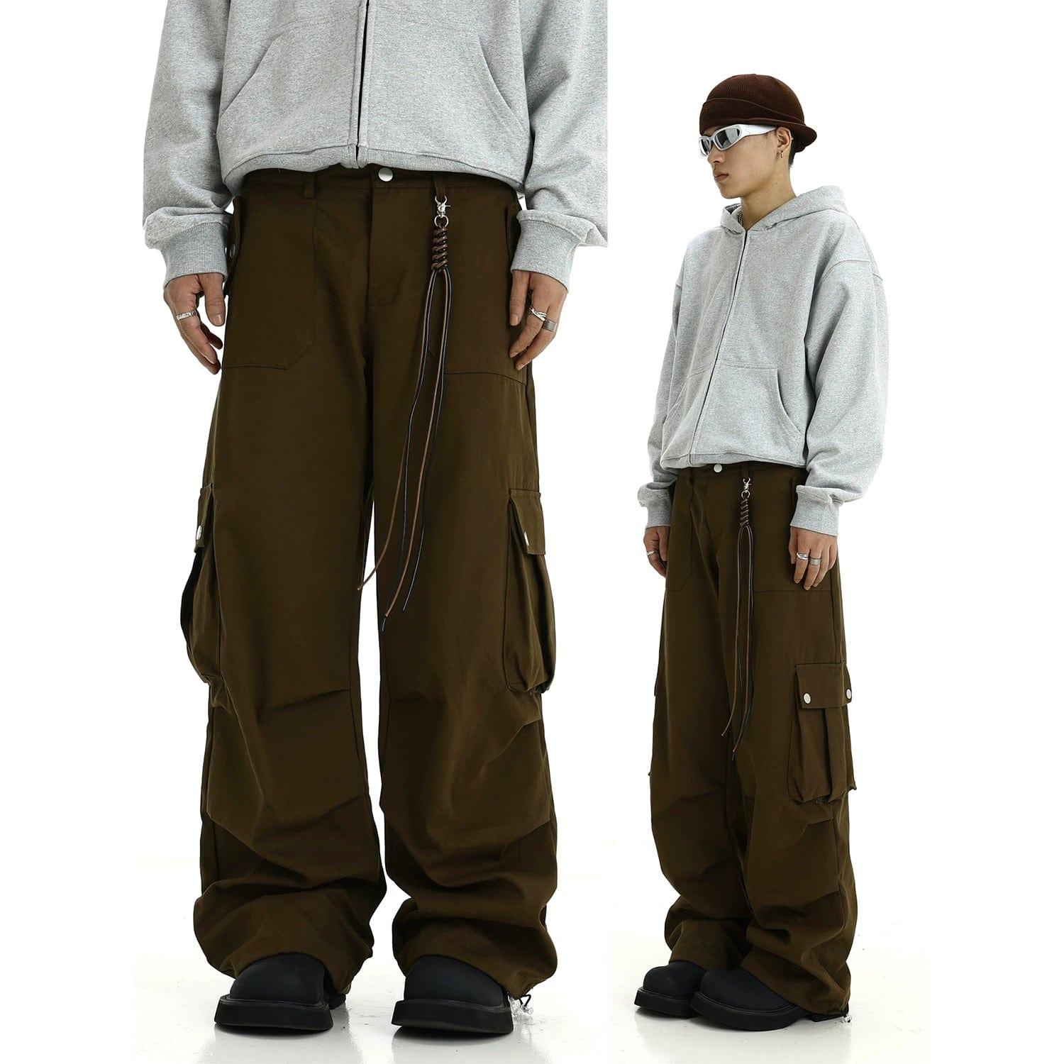 RT No. 10816 WIDE STRAIGHT CARGO PANTS Product Image