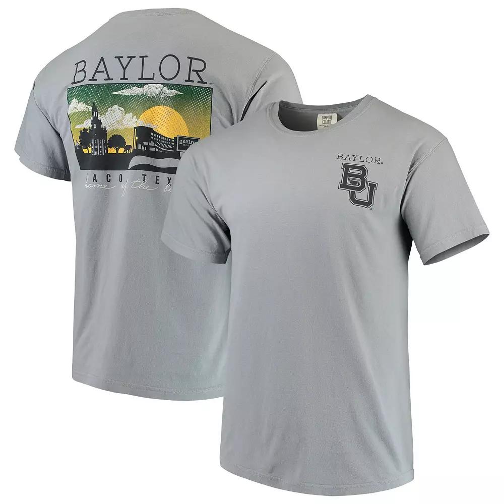 Men's Gray Baylor Bears Team Comfort Colors Campus Scenery T-Shirt,  Product Image
