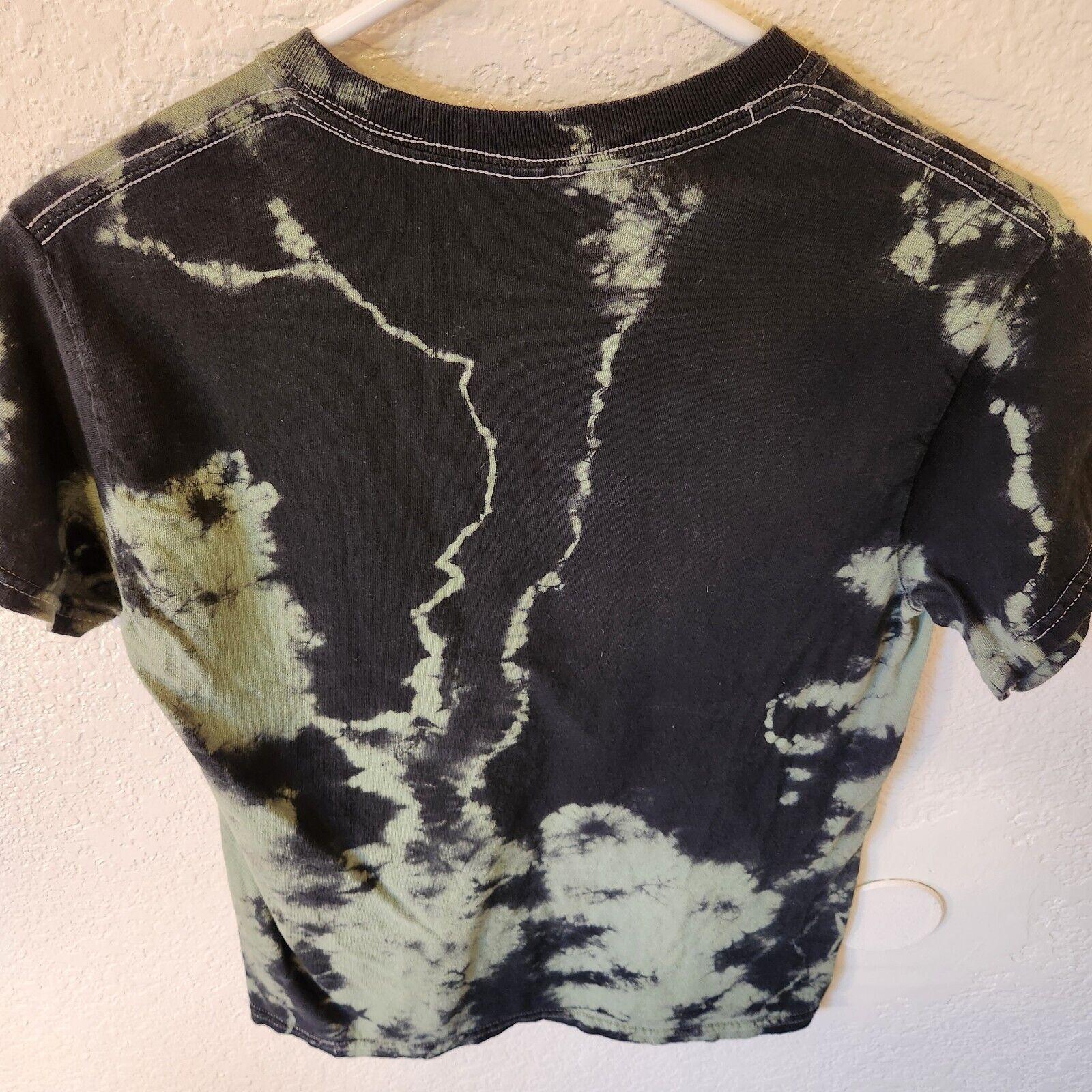 TLC CrazySexyCool Tour Graphic Short Sleeve Tee Shirt Womens Small Green Tie Dye Product Image