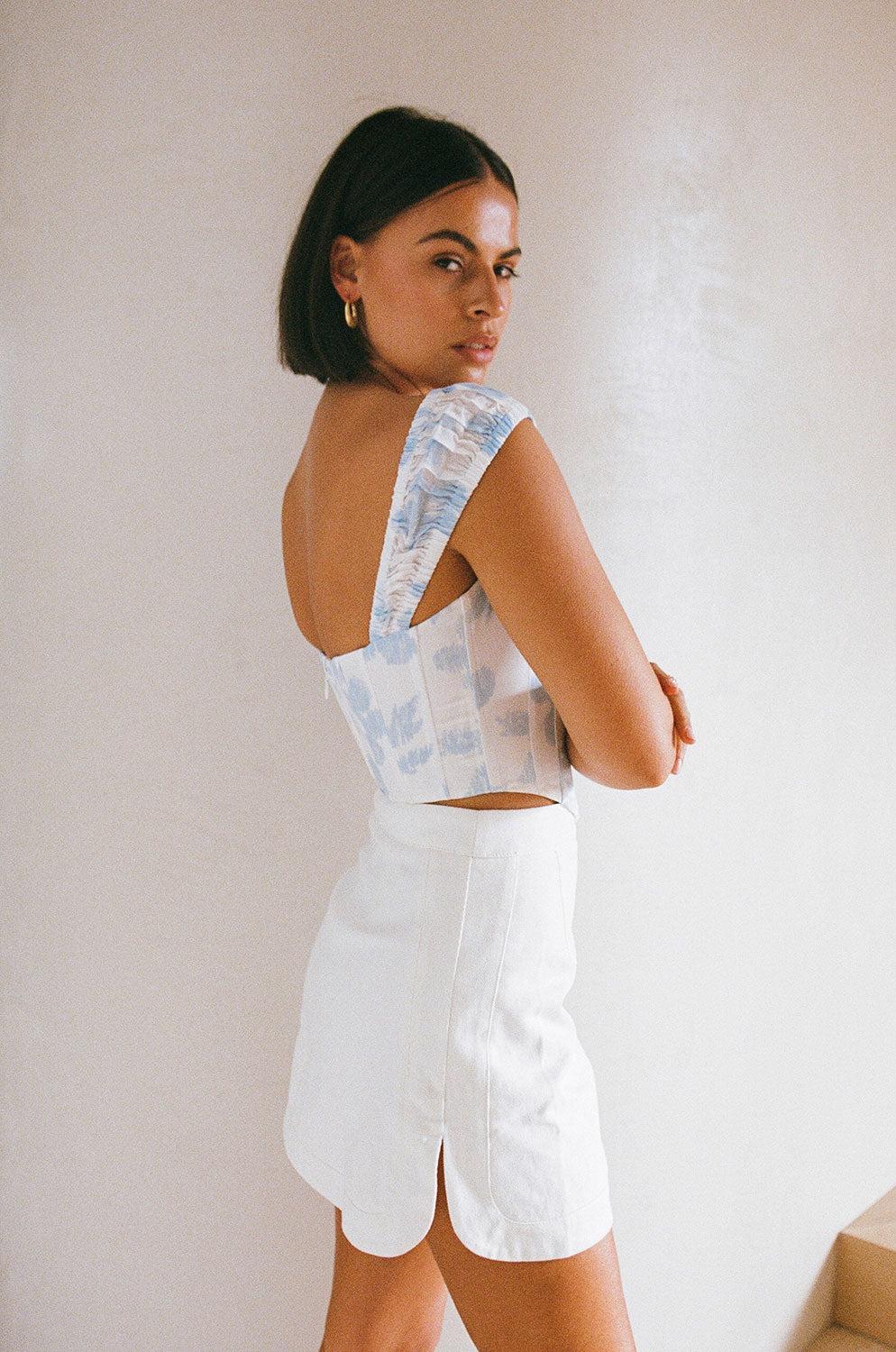 Shae Top - Honey Floral Product Image