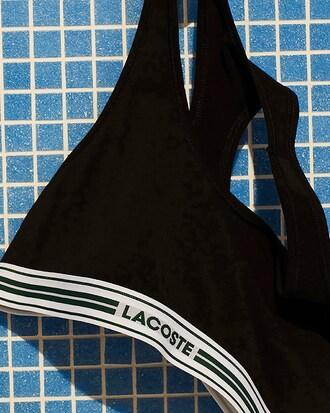 Contrast Band Stretch Cotton Bralette Product Image