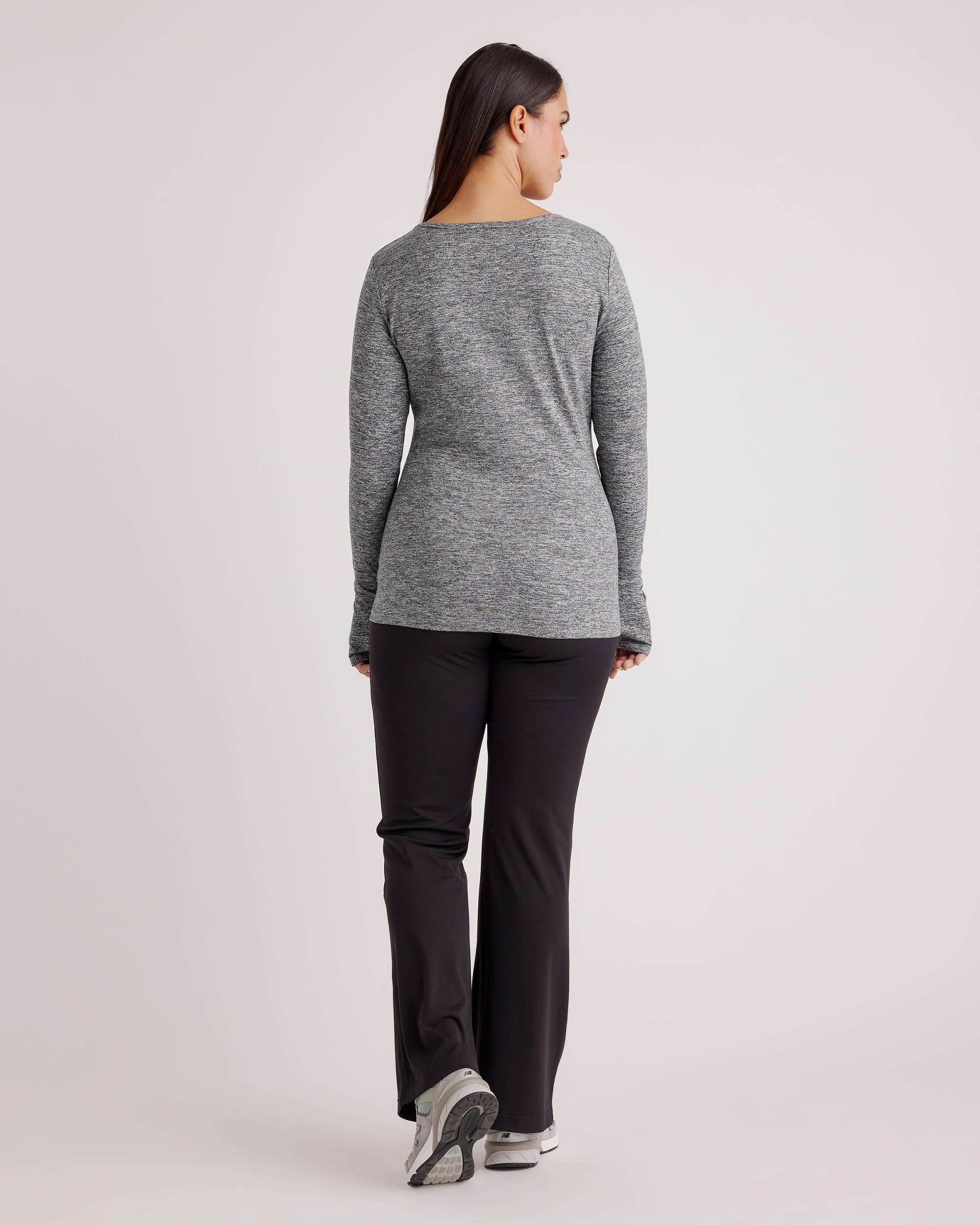 Quince | Women's Ultra-Soft Fitted Long Sleeve Top Polyester Product Image