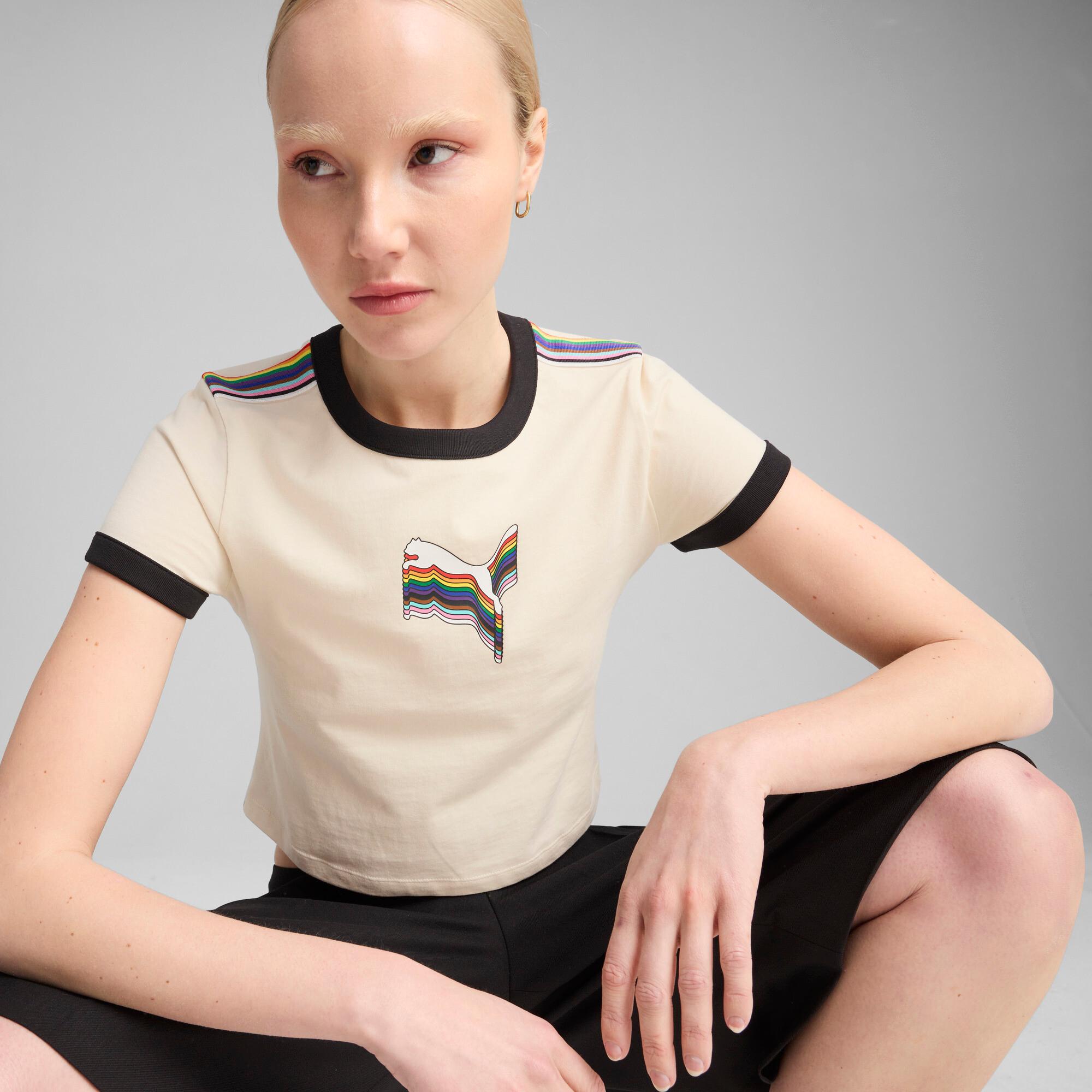 EQUAL LOVE CONFEDERATION Graphic Baby Tee Women Product Image