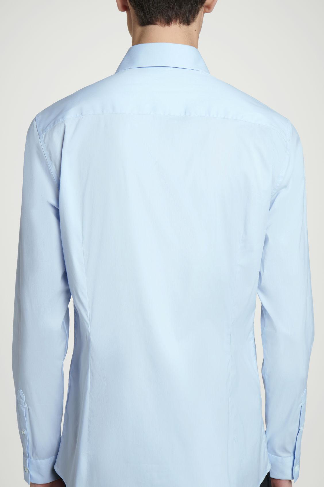 SLIM TAILORED POPLIN SHIRT Product Image