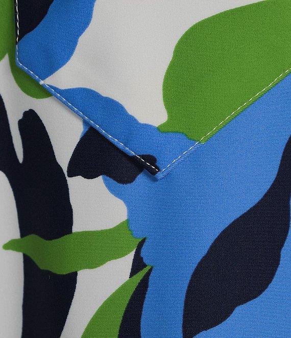 Jude Connally Kristen Wild Blossom Print Jude Cloth Stretch Knit Mandarin Collar Sleeveless Dress Product Image