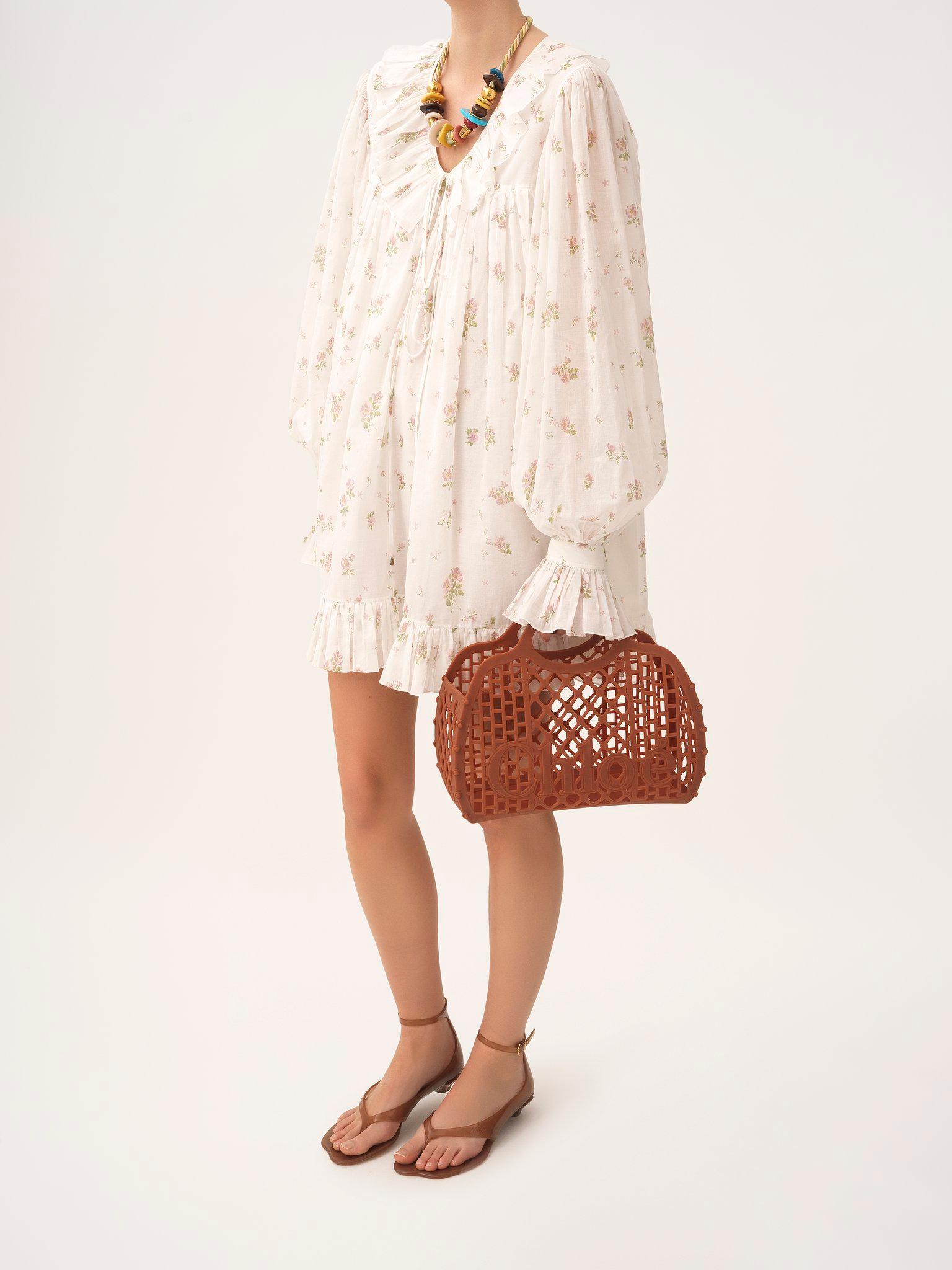 Chloé Cage tote bag in jelly Product Image