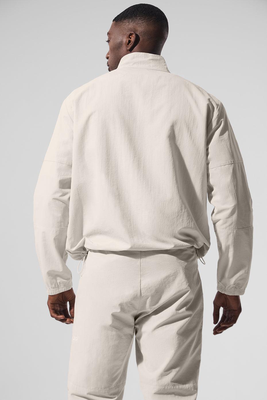 Light Weight Takeaway Track Pullover - Bone Male Product Image