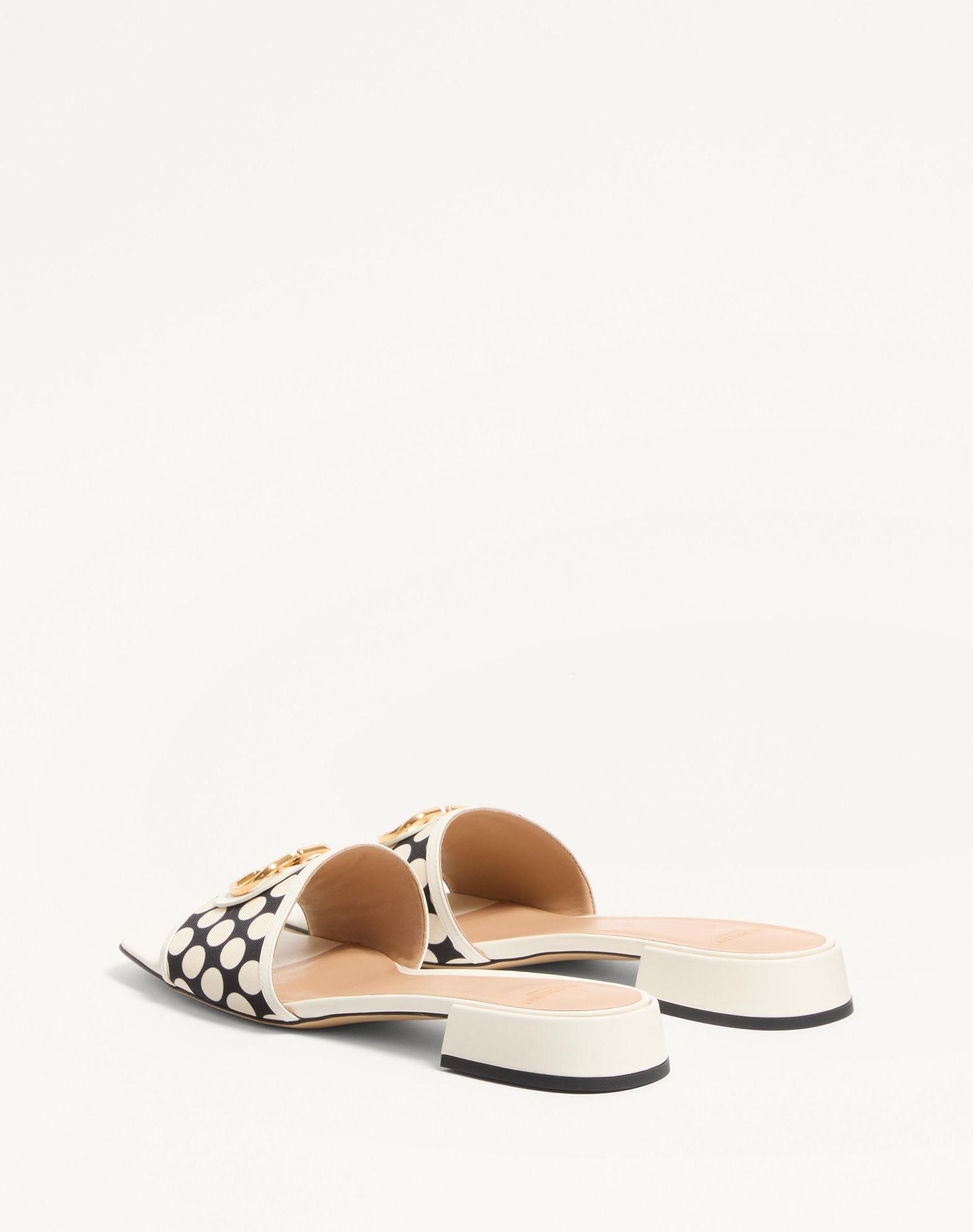 Vlogo Signature Slide Sandal In Plus De Pois Fabric 20Mm Product Image