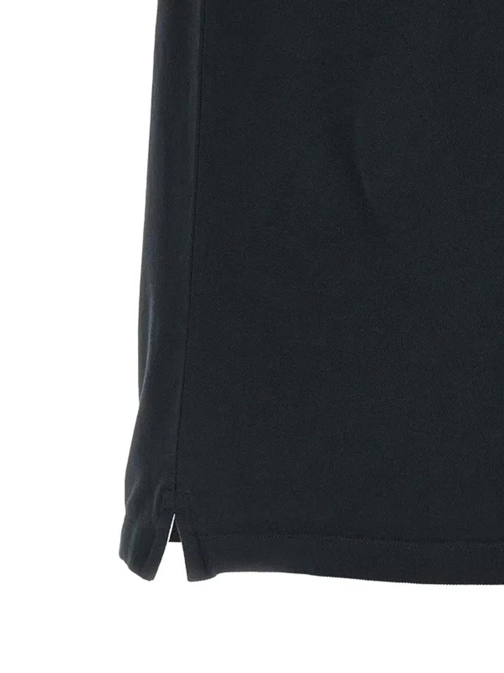 STONE ISLAND Mens Black Brand-patch Regular-fit Stretch-cotton Polo Shirt Xl Product Image